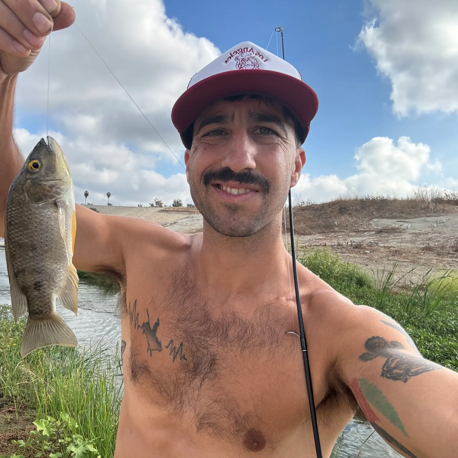 Redbelly tilapia caught on Fishbrain