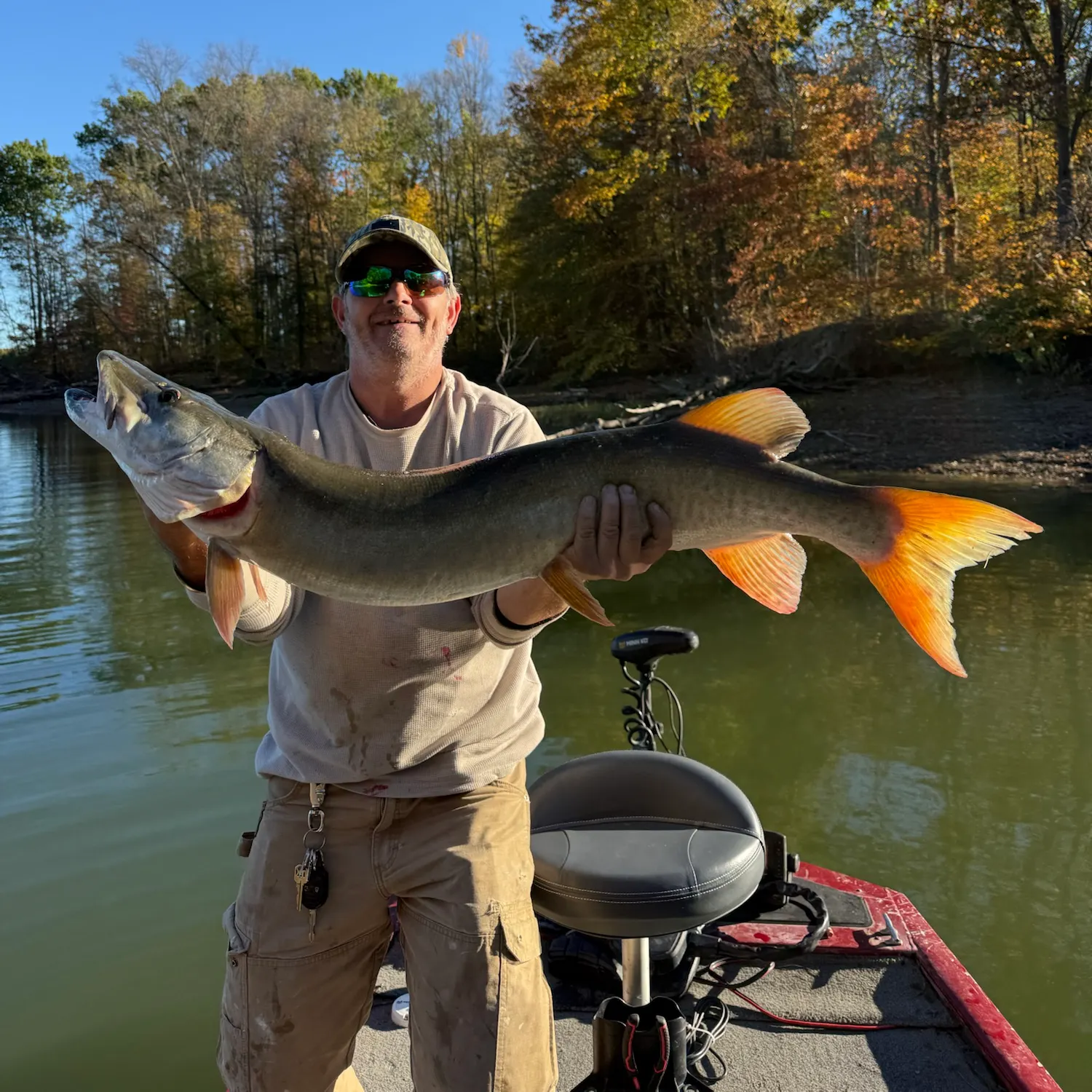 Muskie caught on Fishbrain