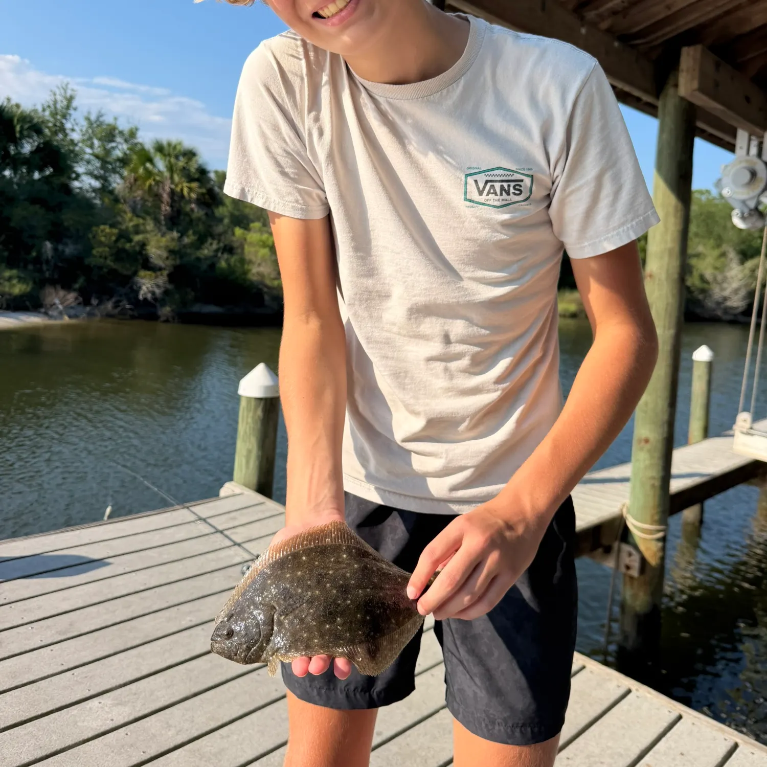 Summer flounder caught on Fishbrain