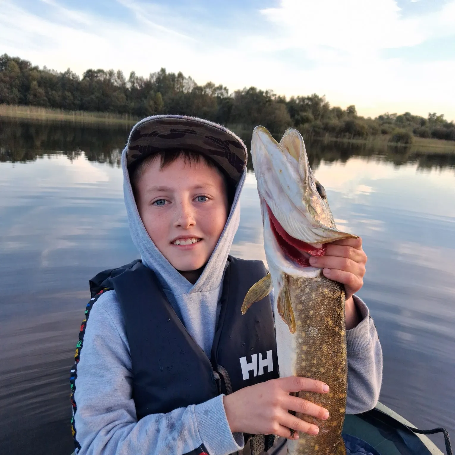 Northern pike caught on Fishbrain