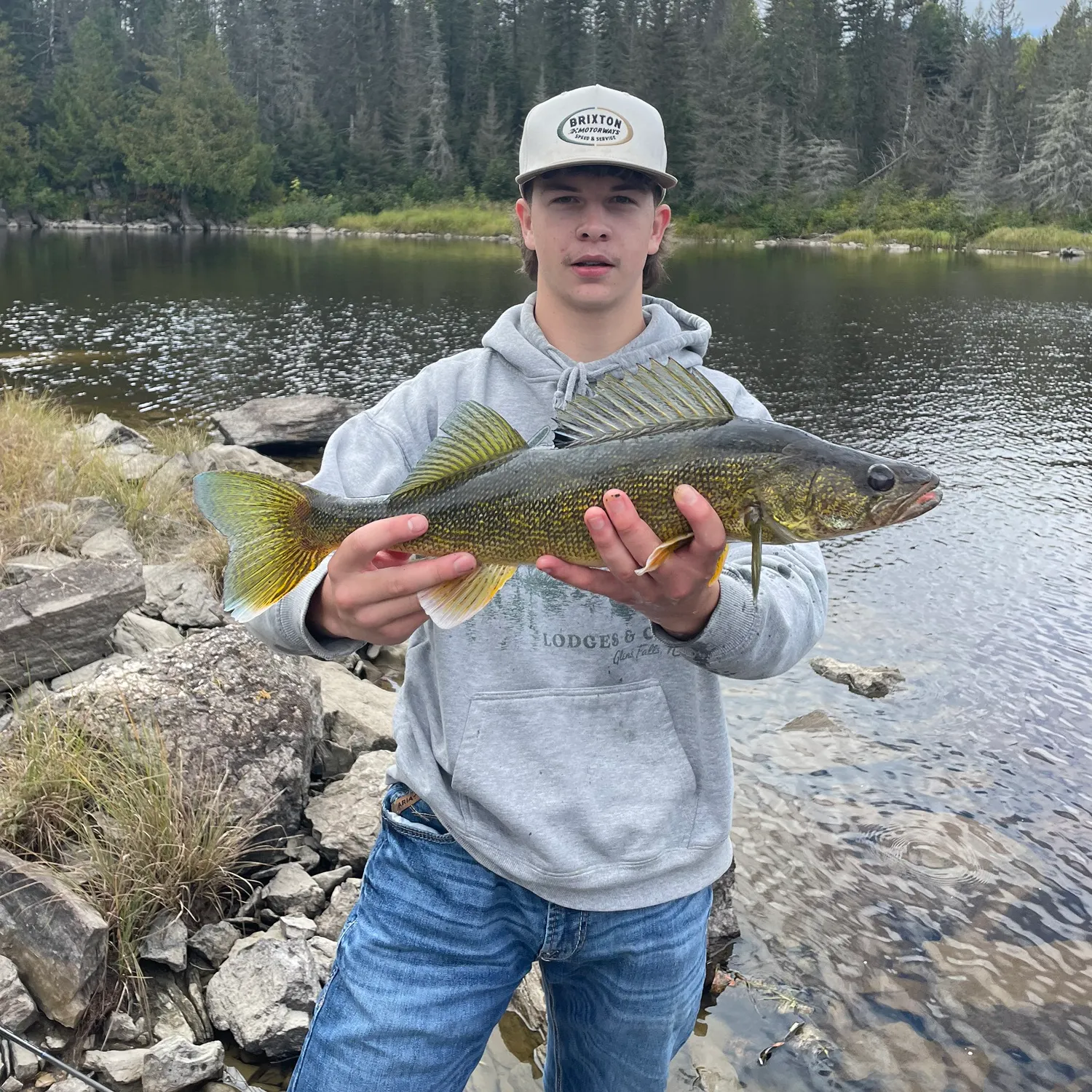 Walleye caught on Fishbrain