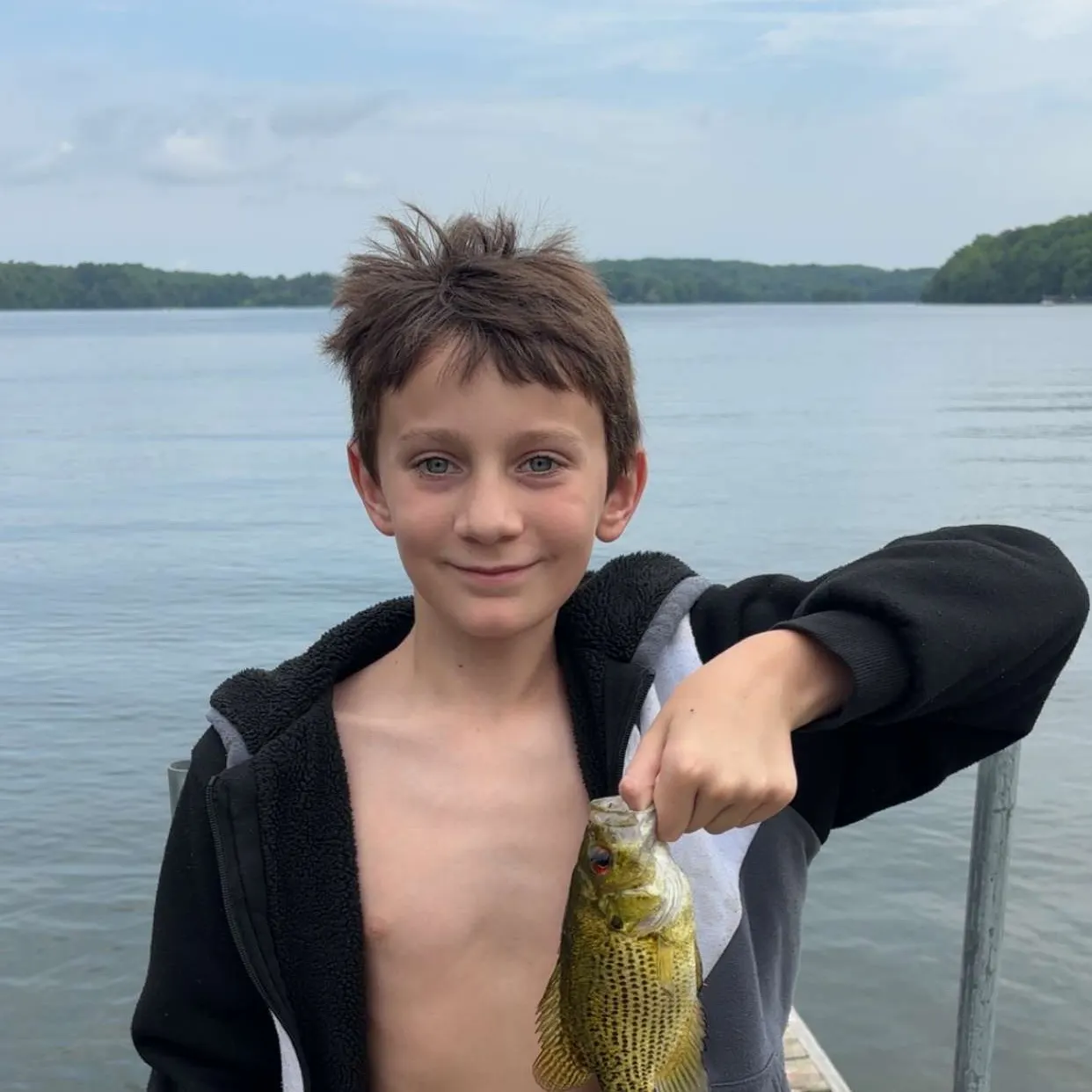 Rock bass caught on Fishbrain