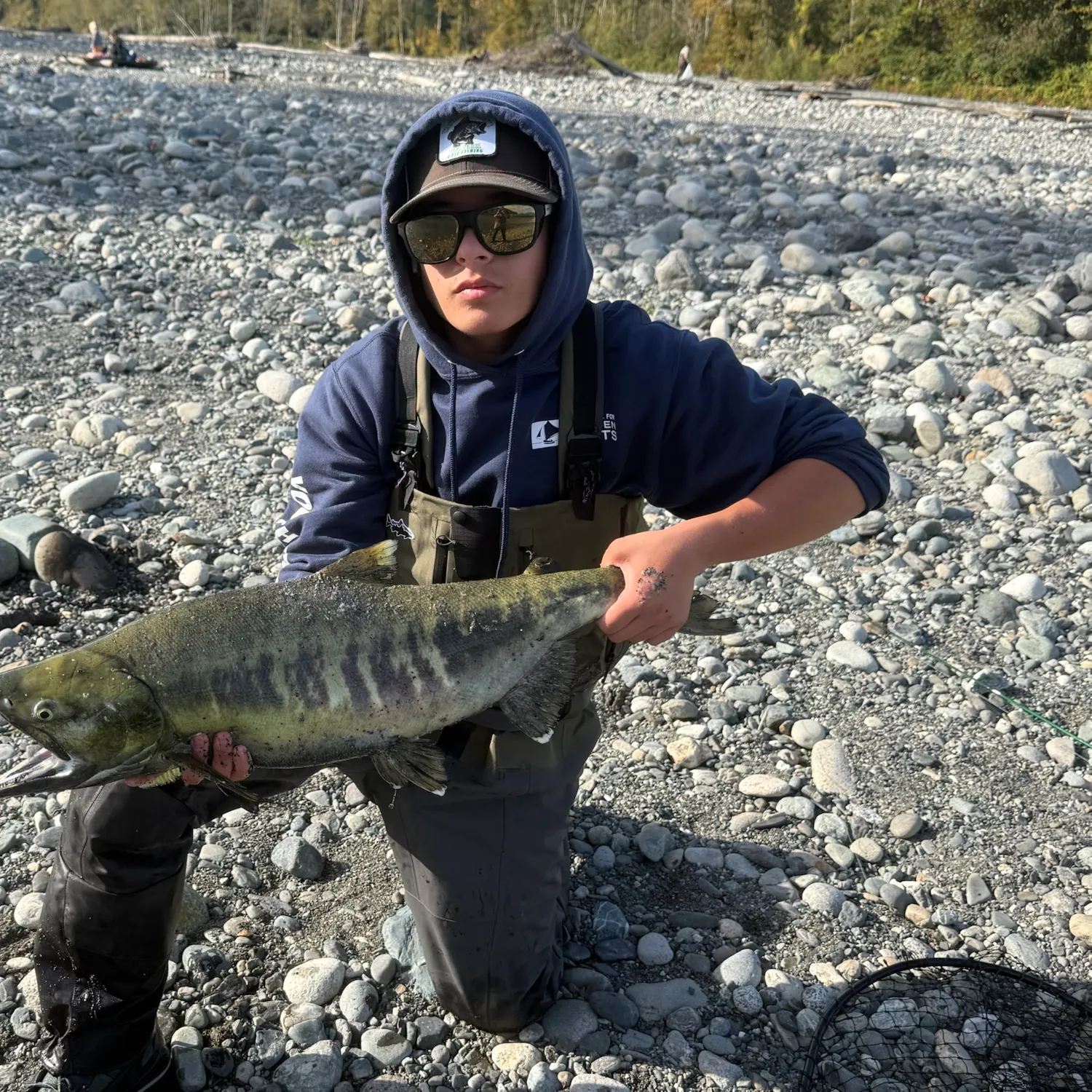 Chum salmon caught on Fishbrain