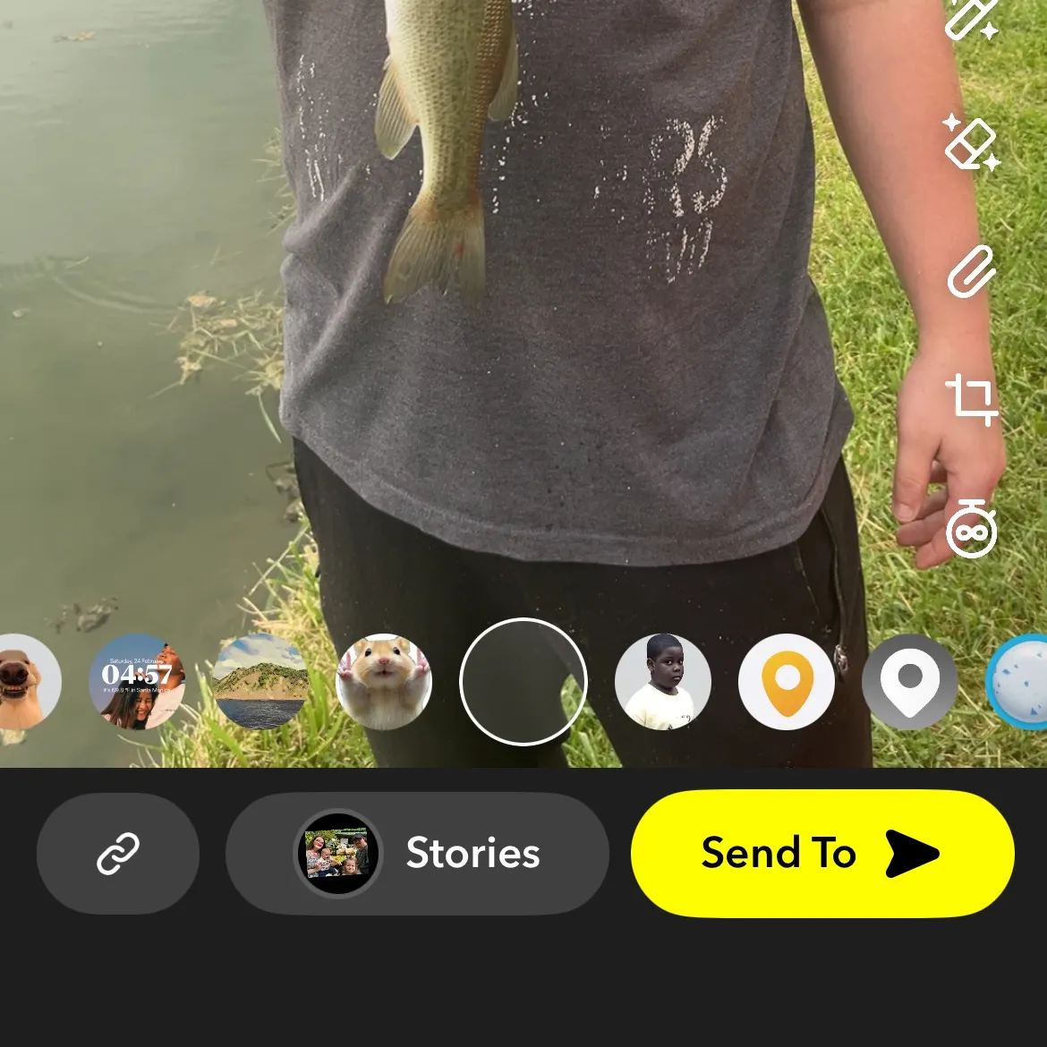 recently logged catches