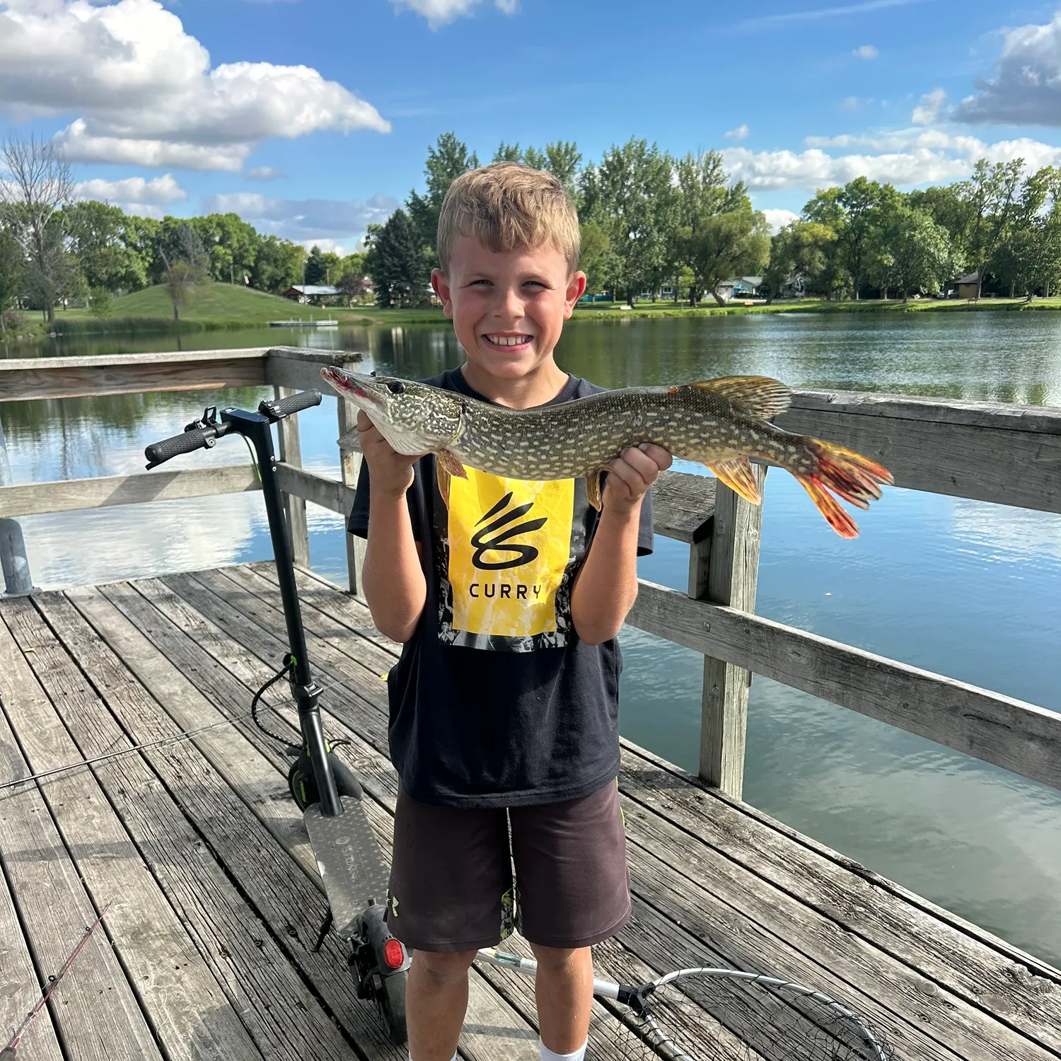 Northern pike caught on Fishbrain