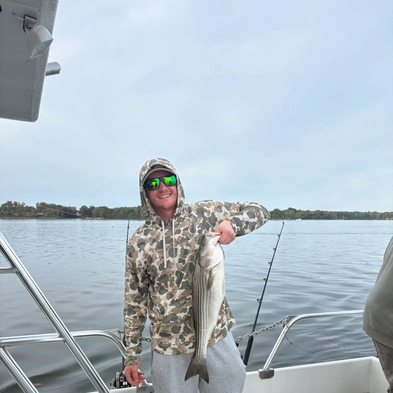 Striped bass caught on Fishbrain