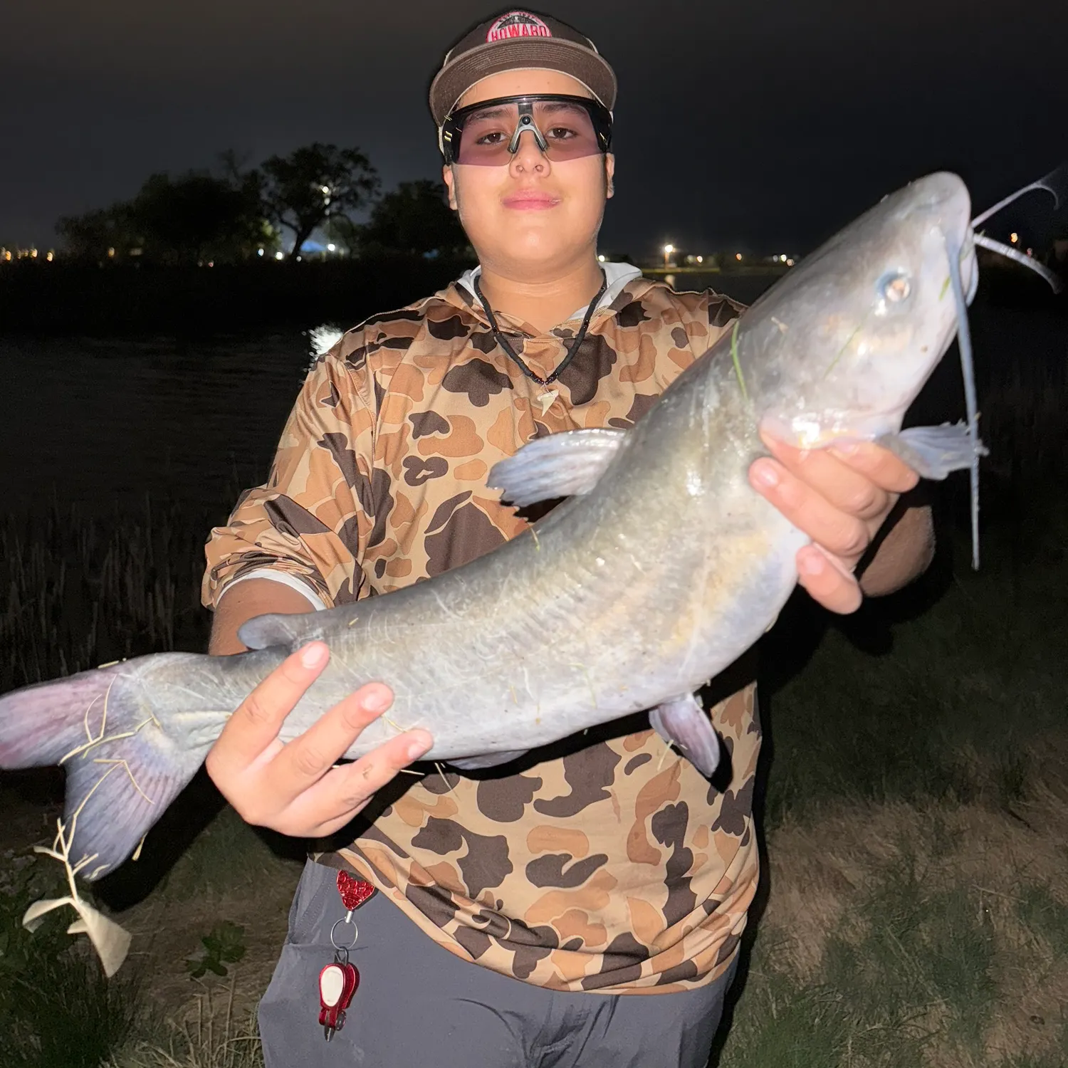 Channel catfish caught on Fishbrain