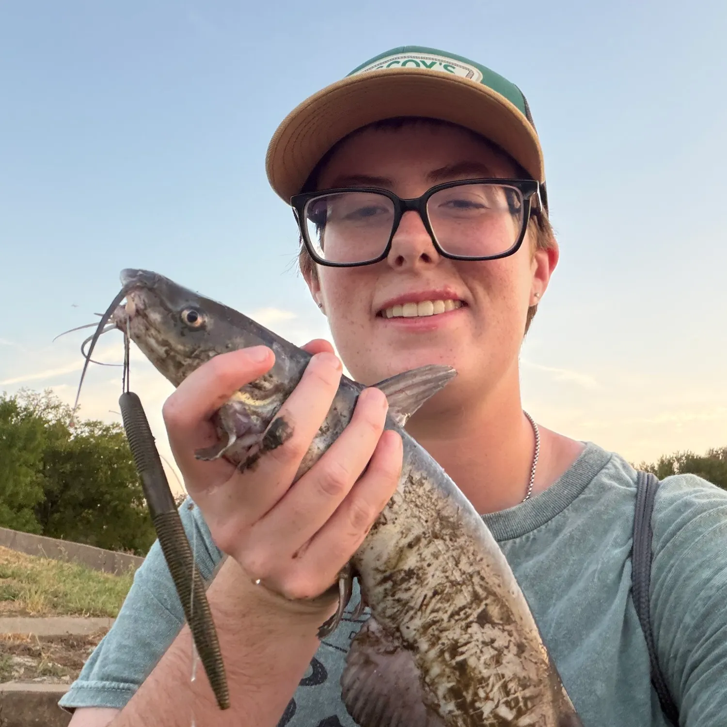 Channel catfish caught on Fishbrain