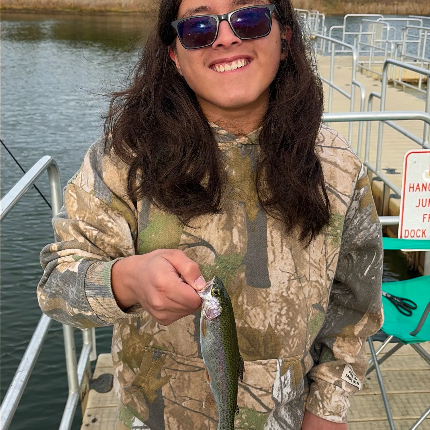Rainbow trout caught on Fishbrain
