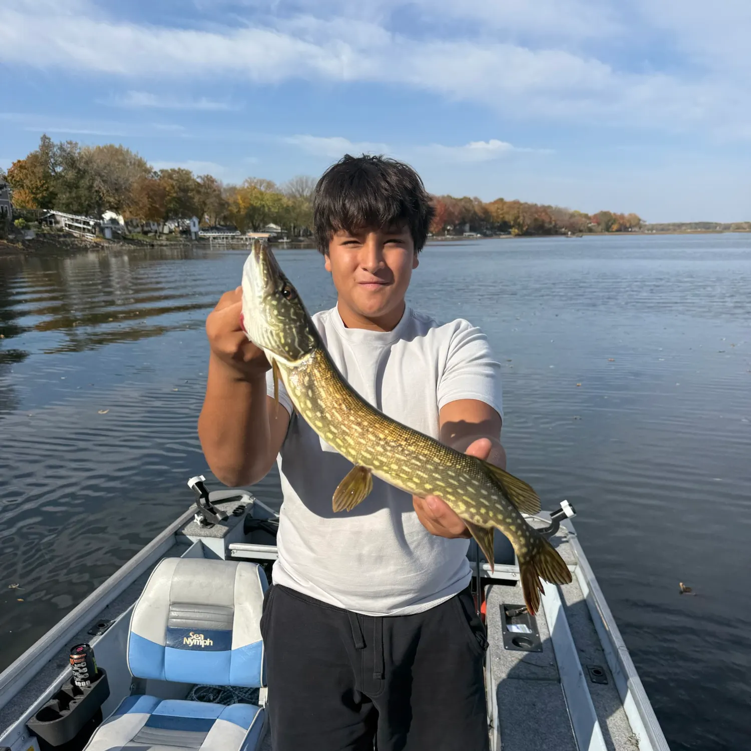 Northern pike caught on Fishbrain