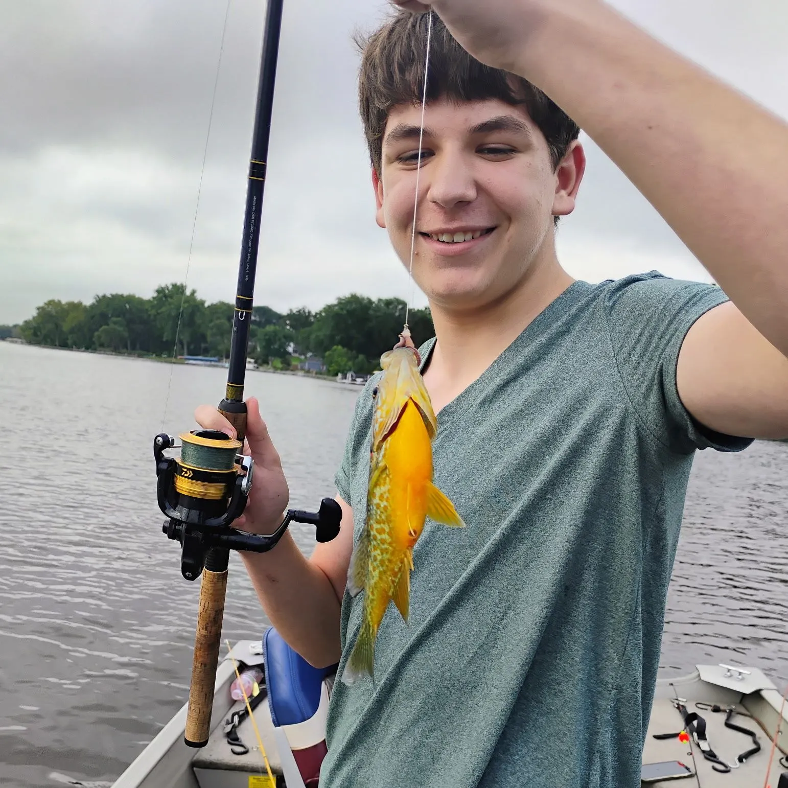 Pumpkinseed caught on Fishbrain