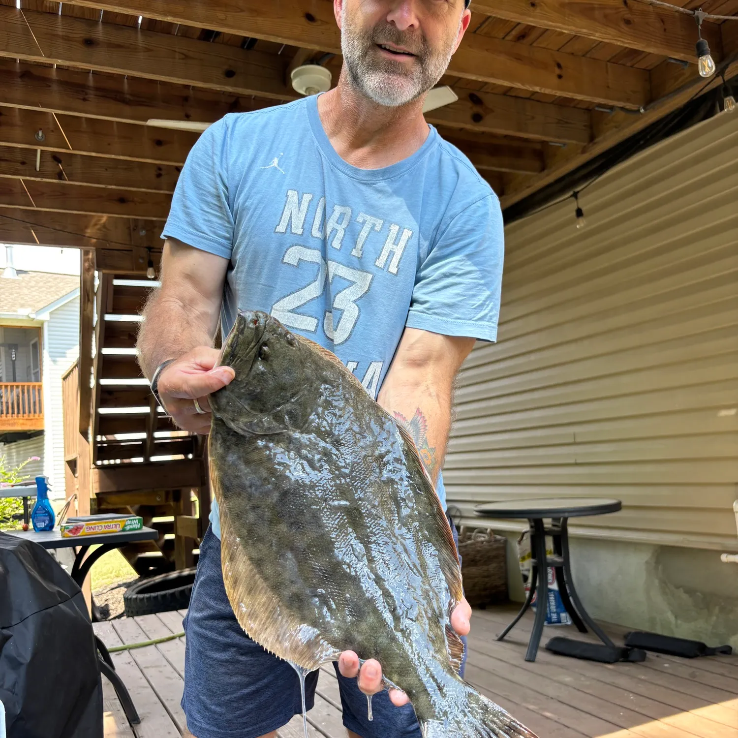 Summer flounder caught on Fishbrain
