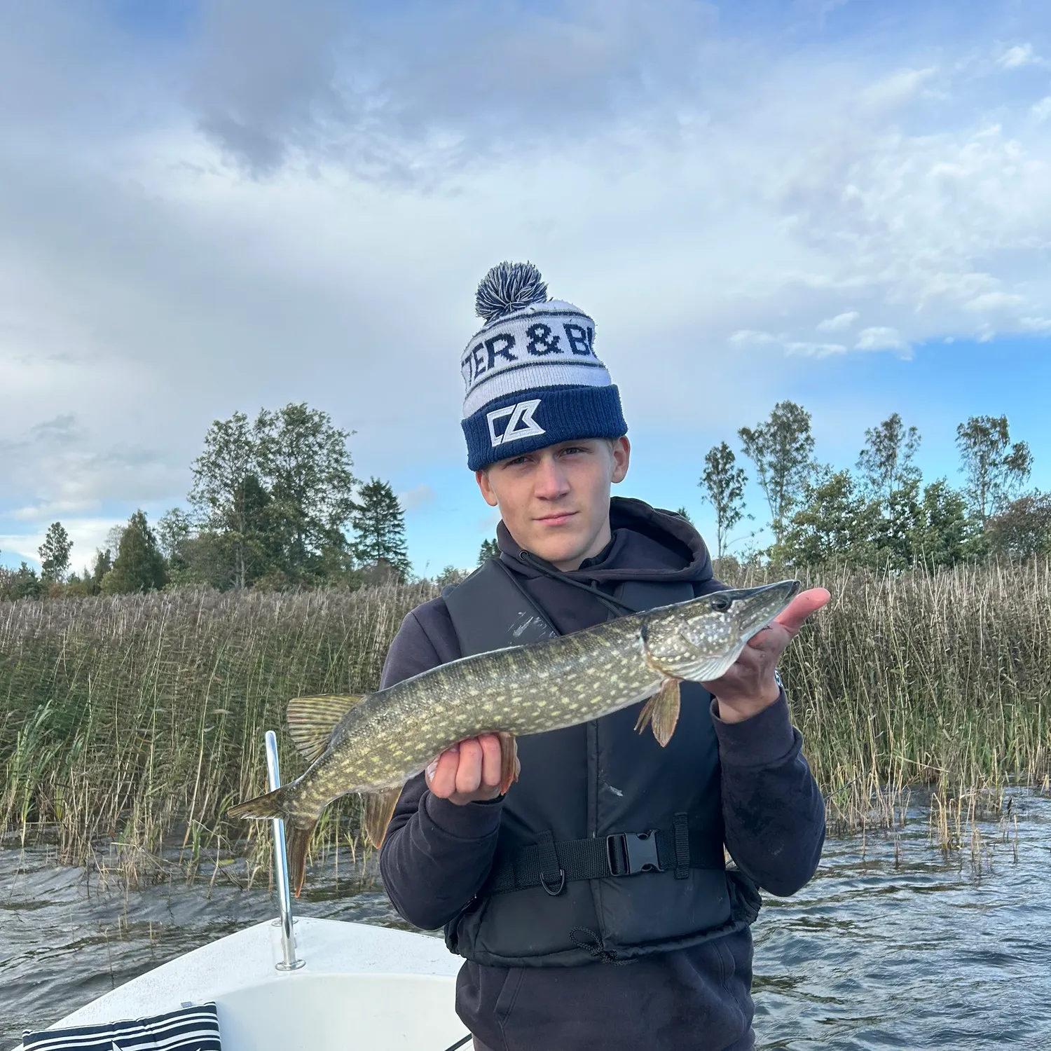 Northern pike caught on Fishbrain