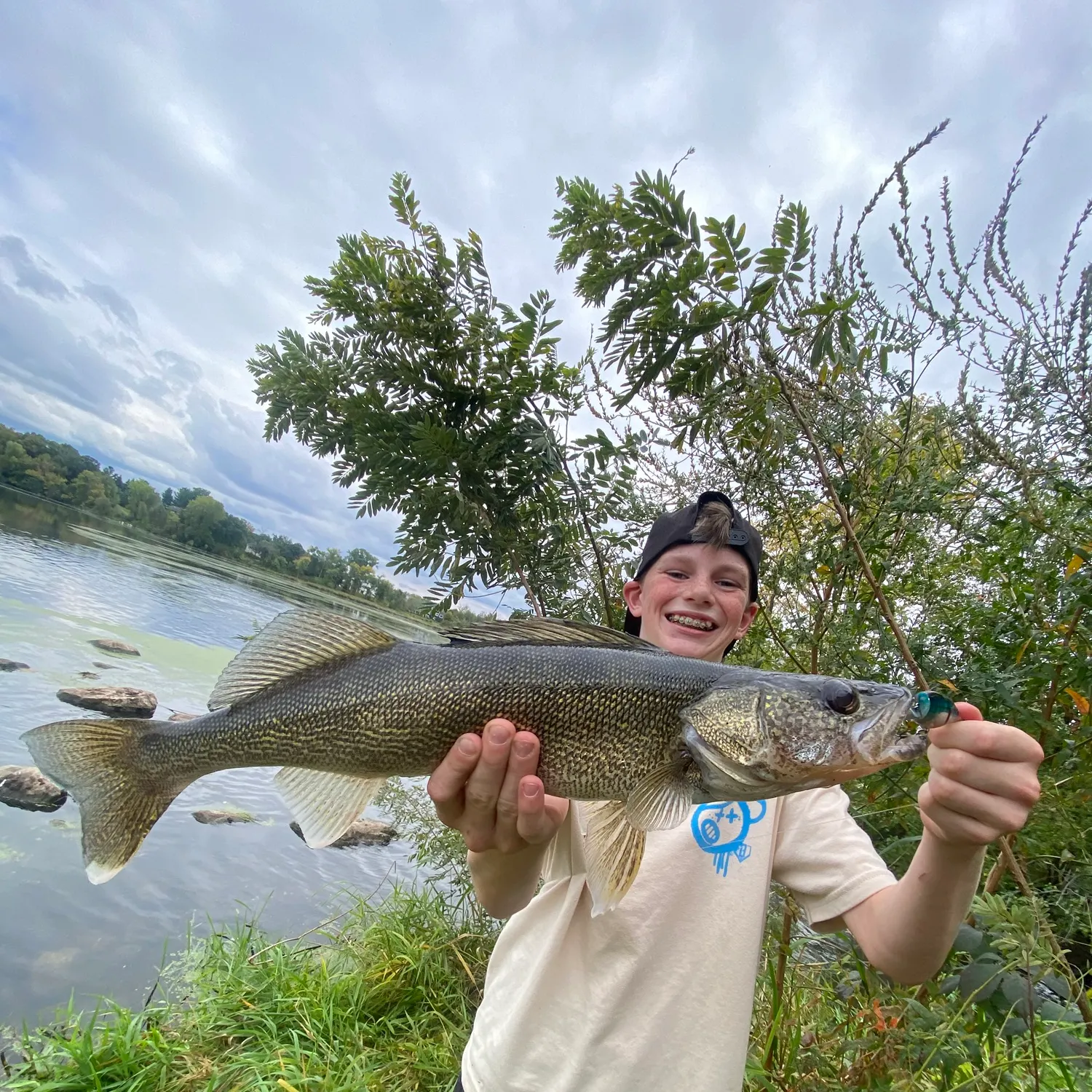 Walleye caught on Fishbrain