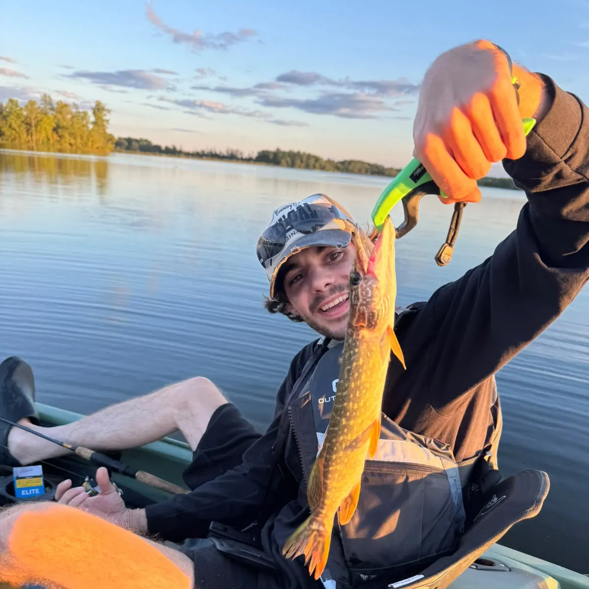 Northern pike caught on Fishbrain