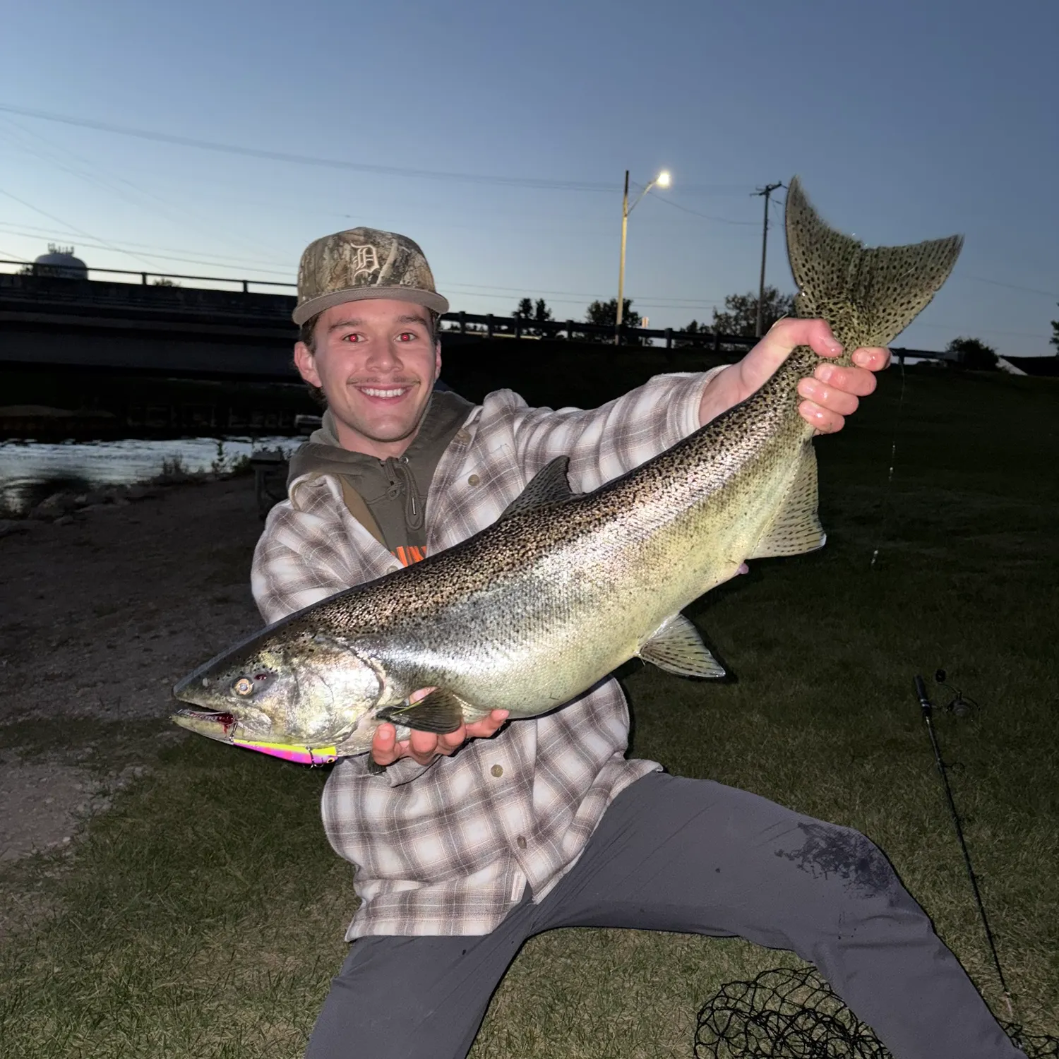 Chinook salmon caught on Fishbrain