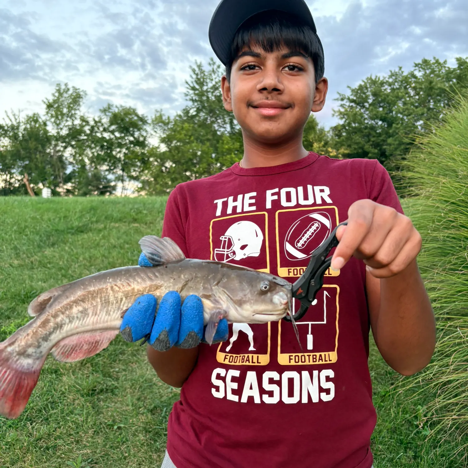 Channel catfish caught on Fishbrain