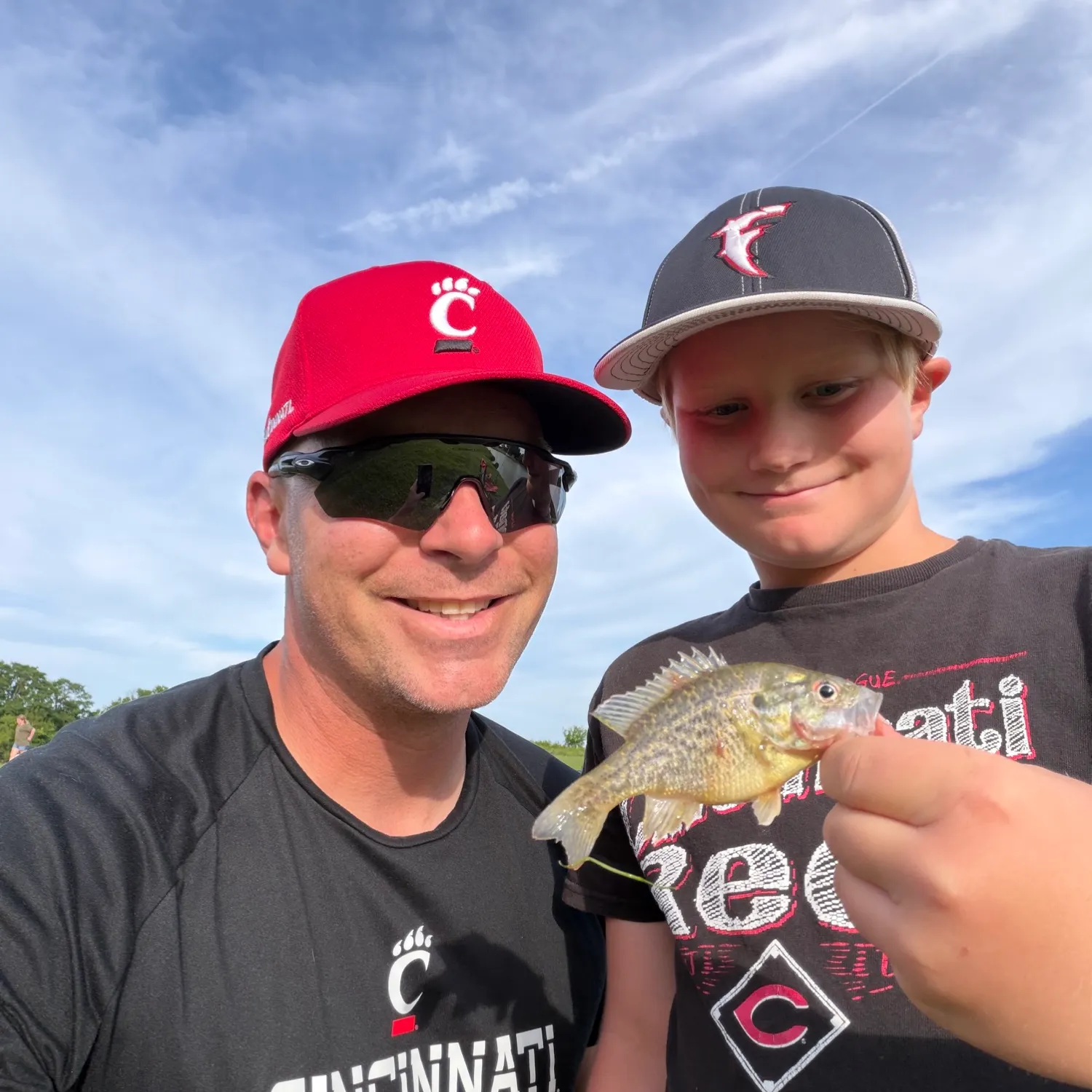 Pumpkinseed caught on Fishbrain