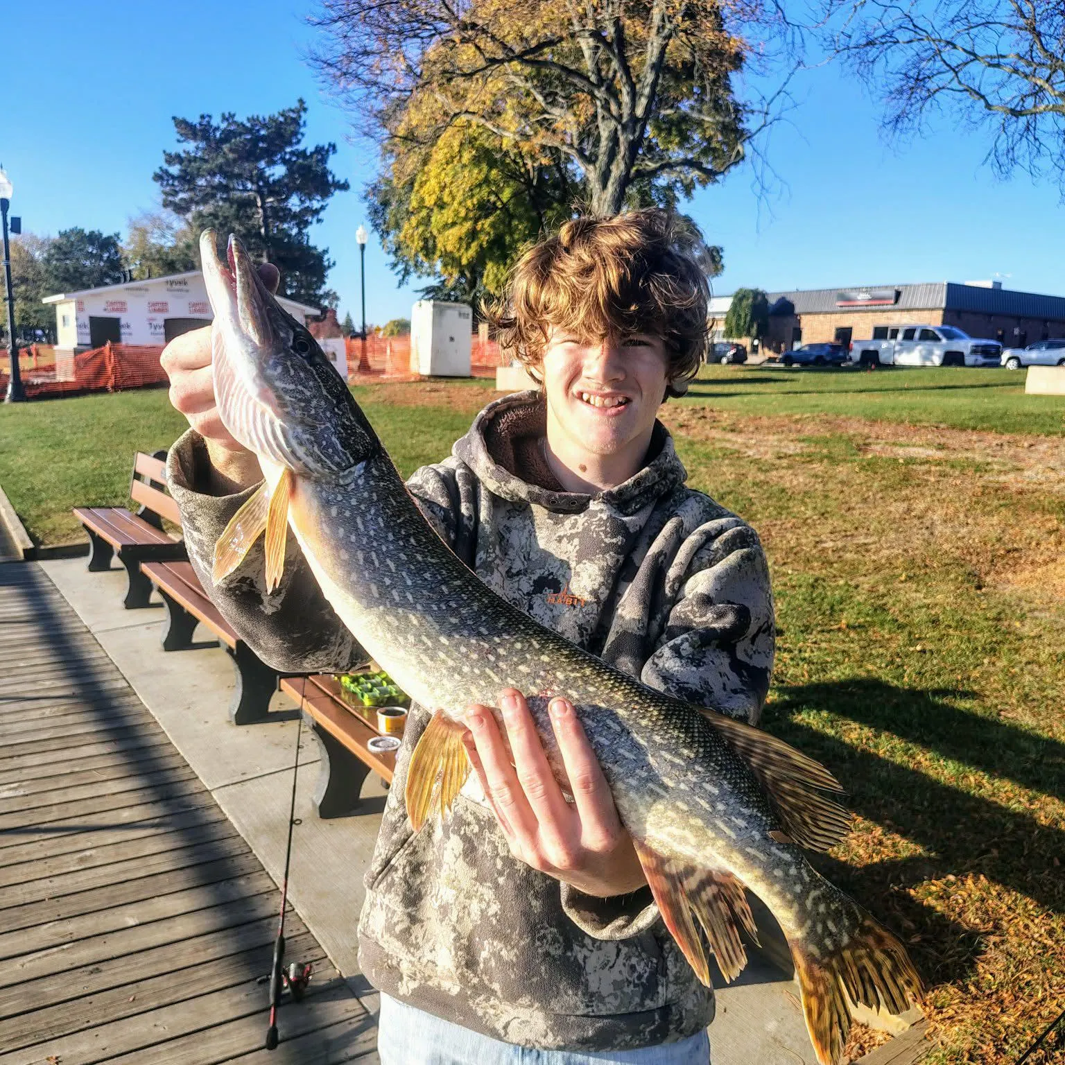 Northern pike caught on Fishbrain