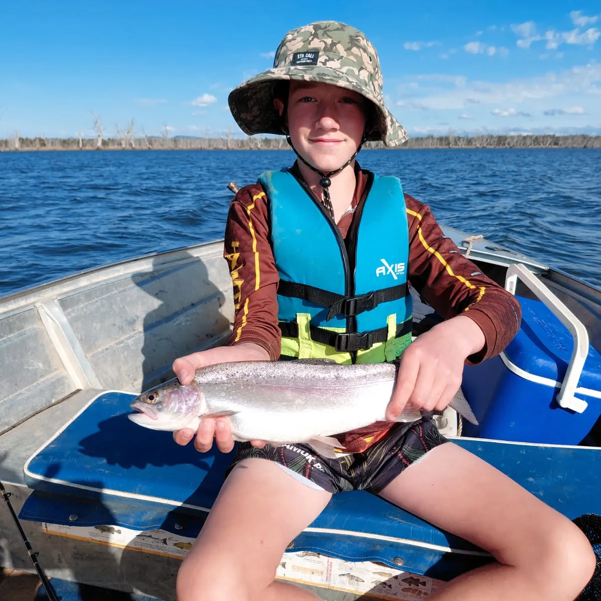 Rainbow trout caught on Fishbrain