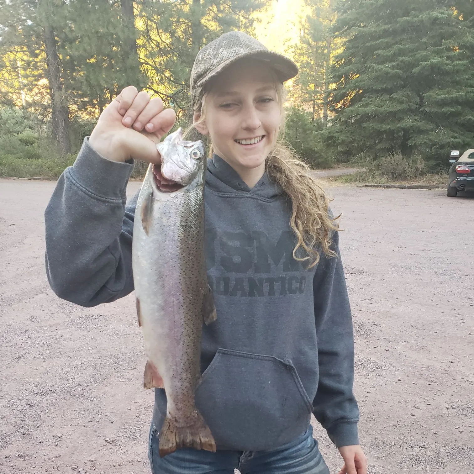 Rainbow trout caught on Fishbrain