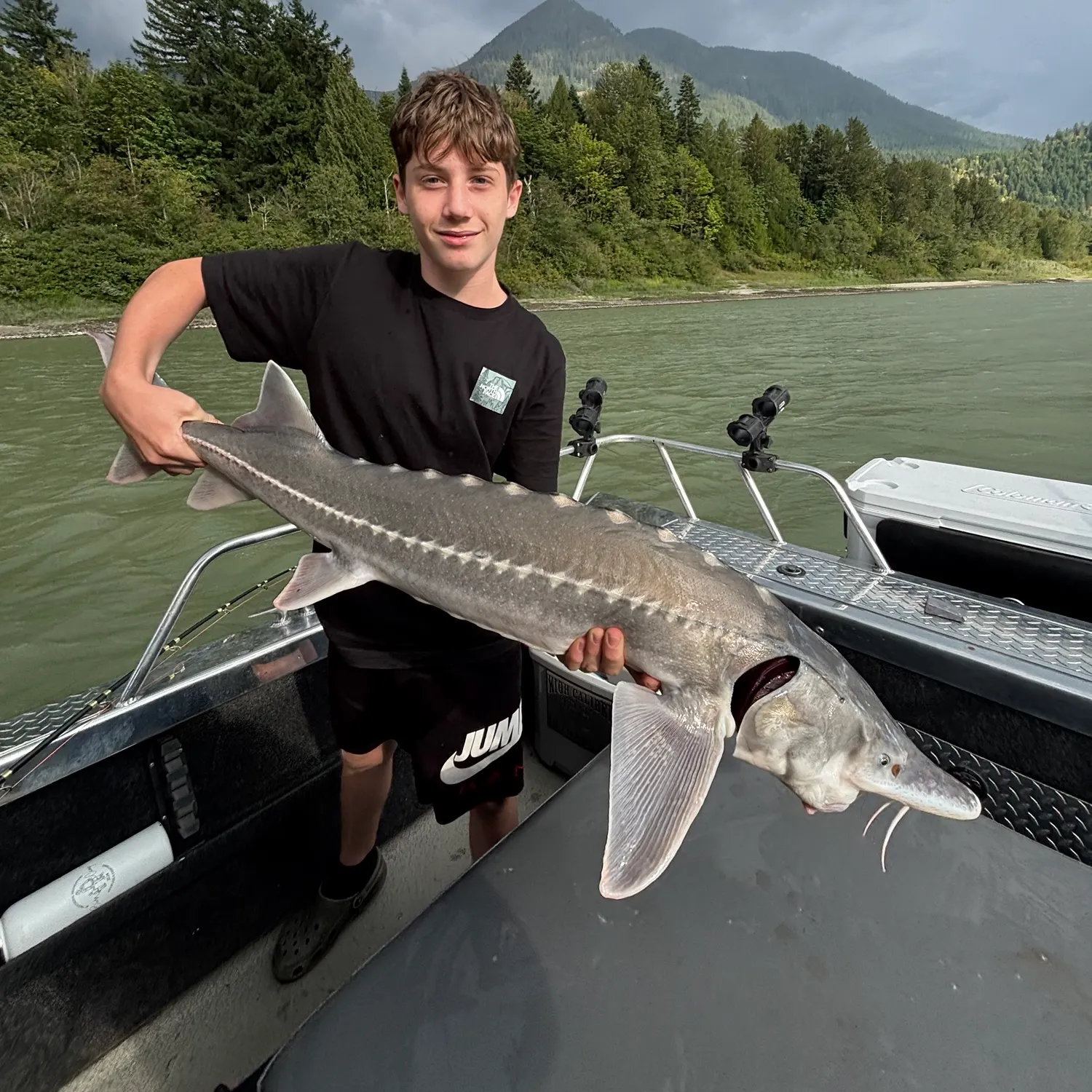 The most recent White sturgeon catches on Fishbrain