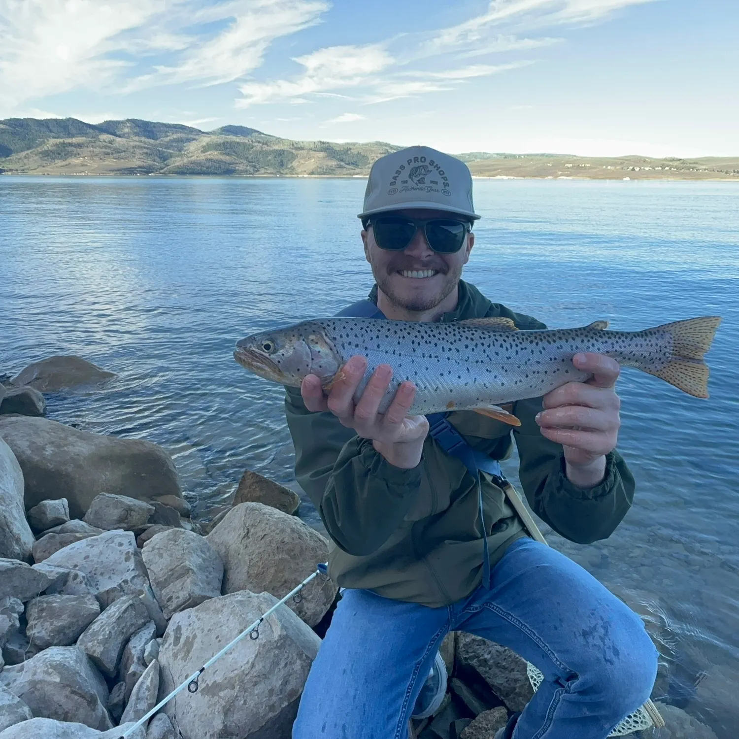 Cutthroat trout caught on Fishbrain
