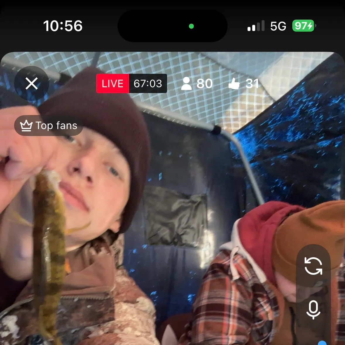 recently logged catches