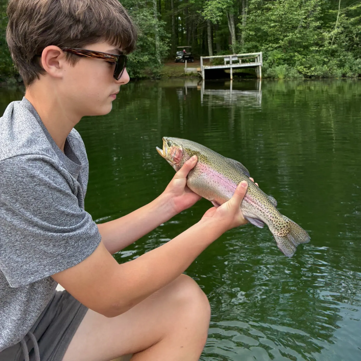 Rainbow trout caught on Fishbrain