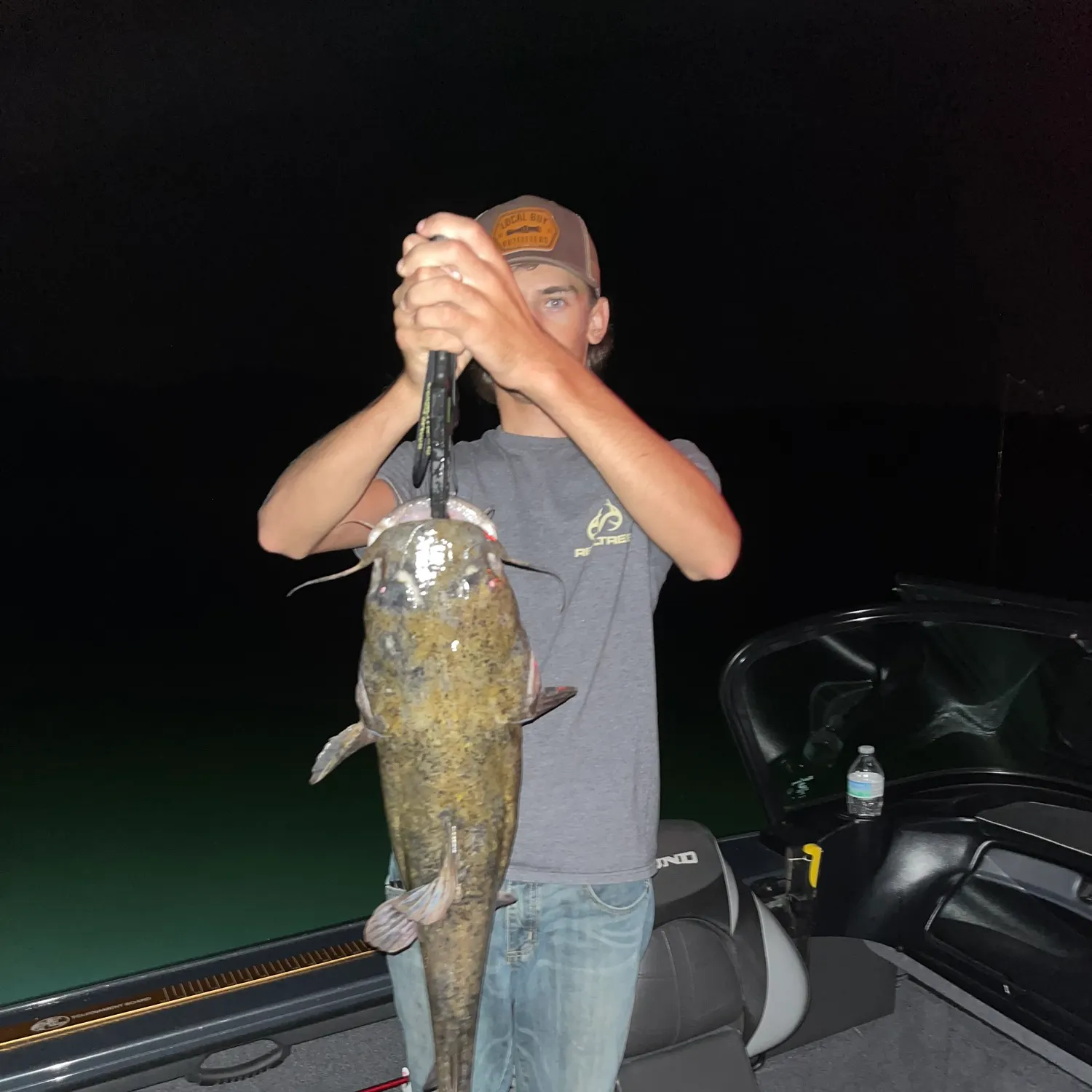 Flathead catfish caught on Fishbrain