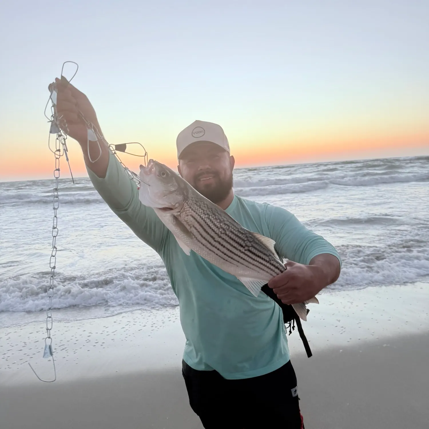 Striped bass caught on Fishbrain