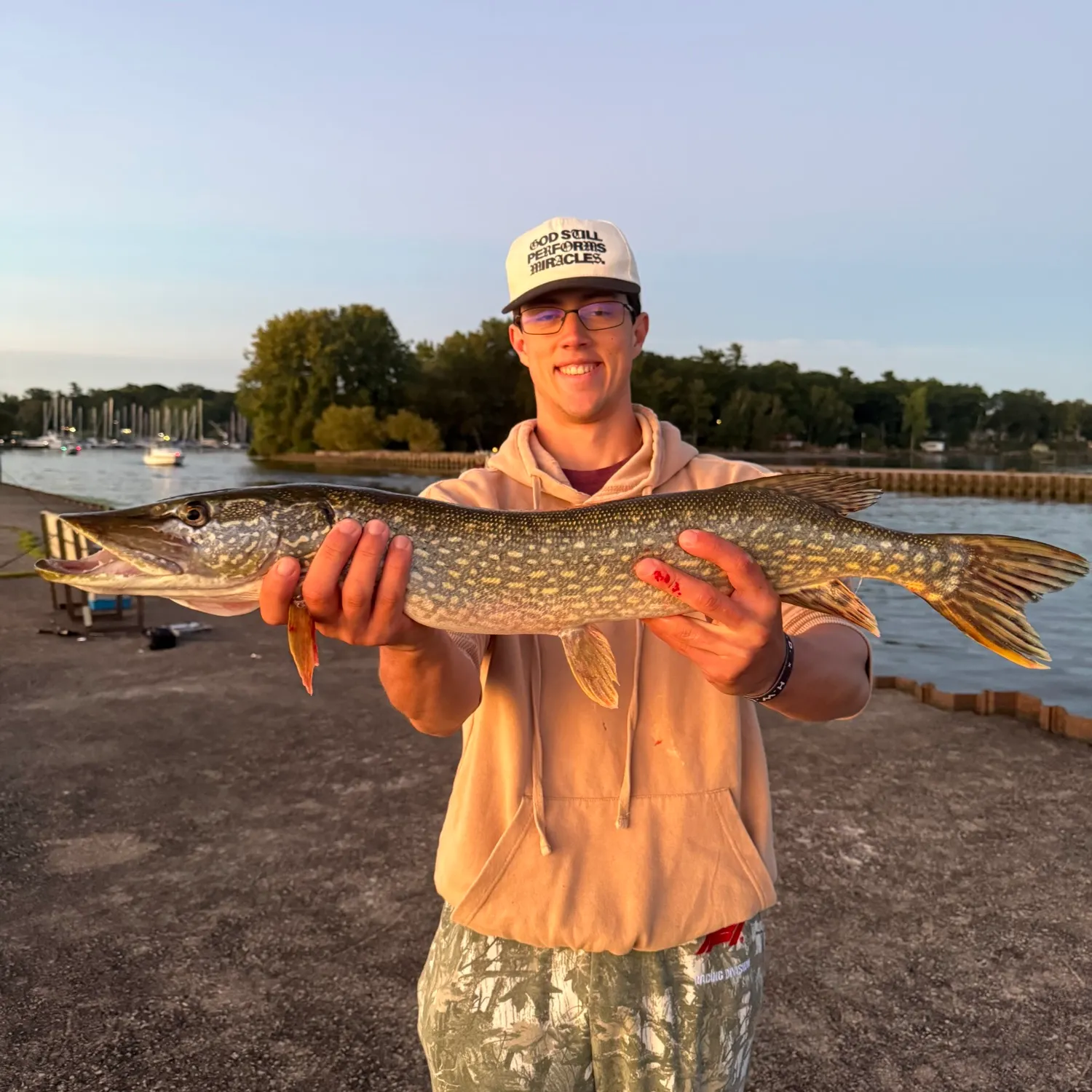 Northern pike caught on Fishbrain