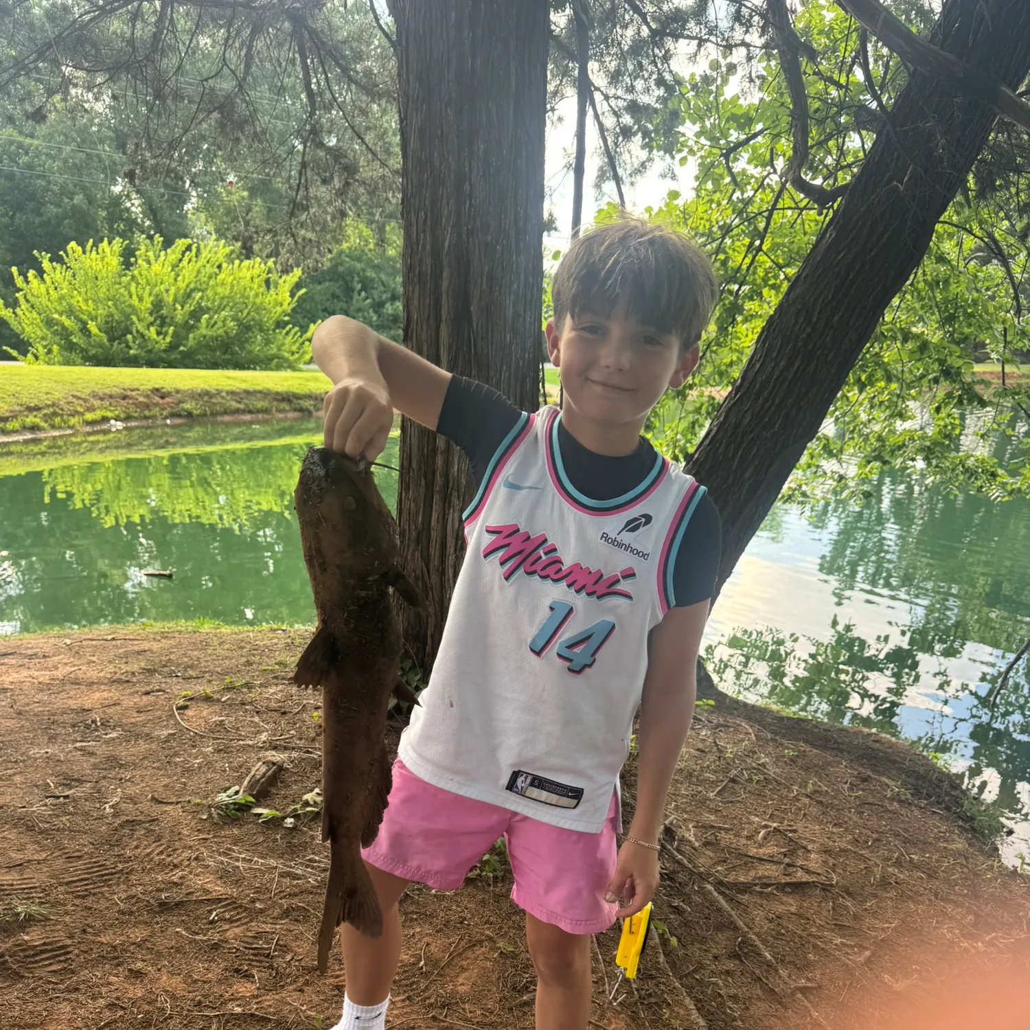 Channel catfish caught on Fishbrain