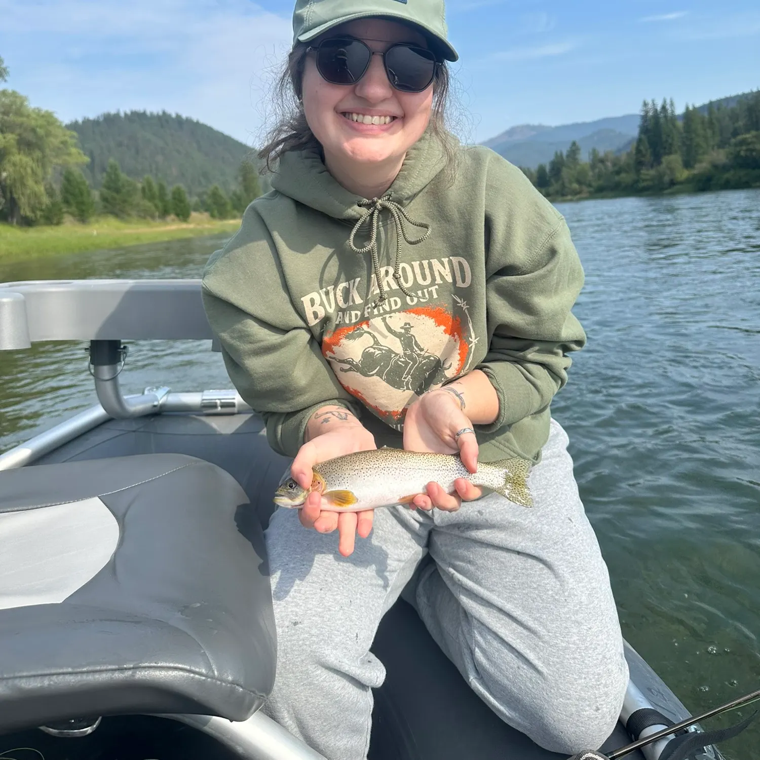 Cutthroat trout caught on Fishbrain