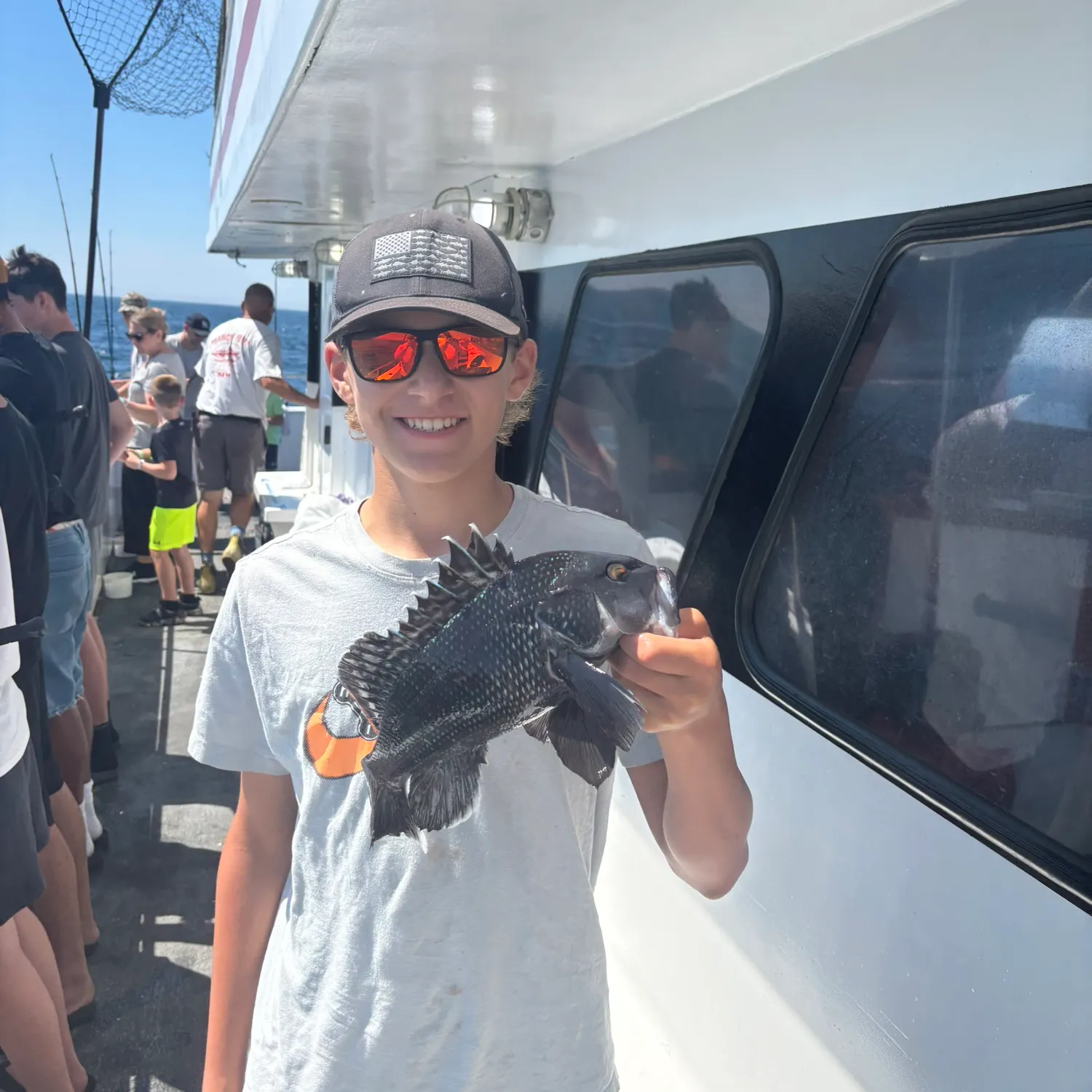 Black sea bass caught on Fishbrain