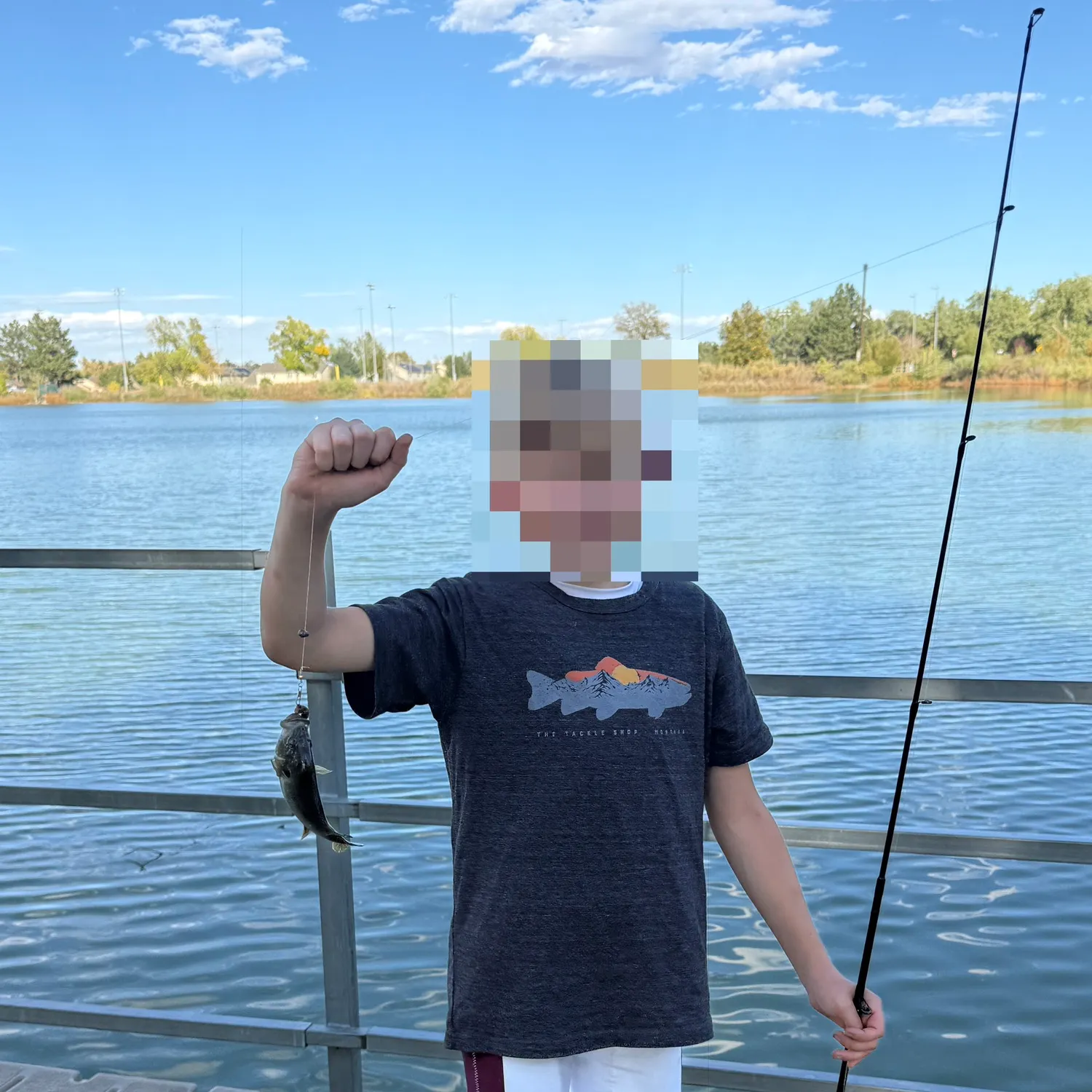 Green sunfish caught on Fishbrain