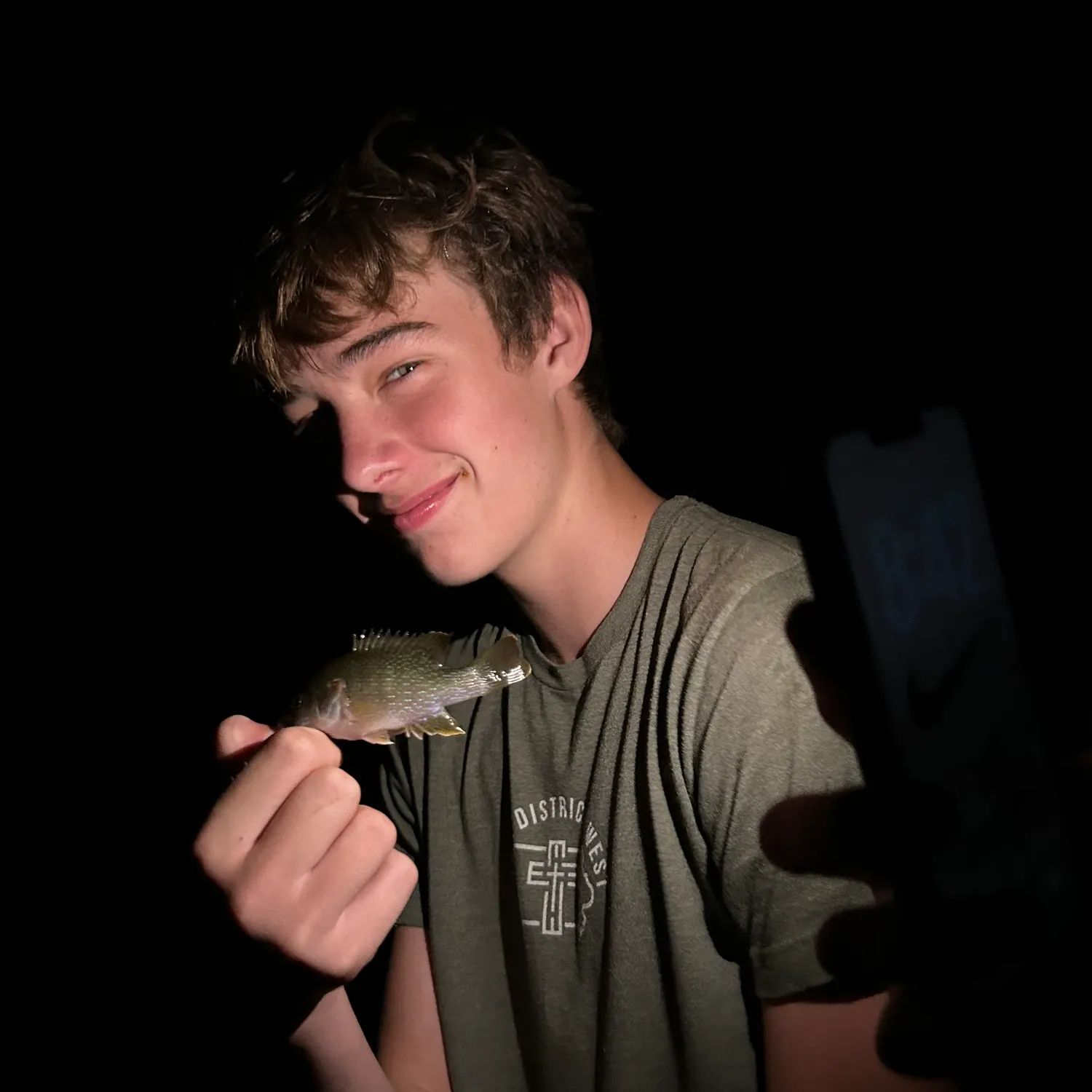 Green sunfish caught on Fishbrain