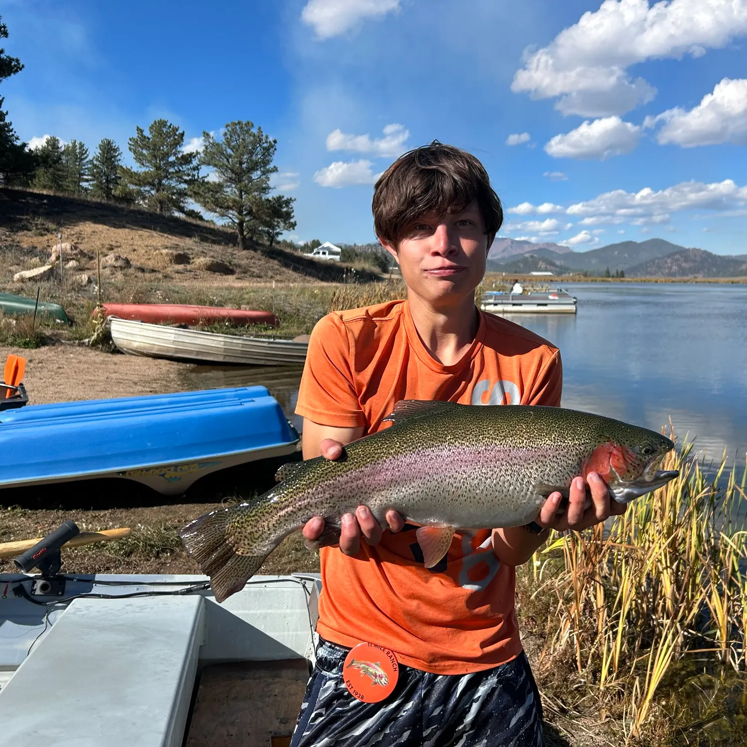 Rainbow trout caught on Fishbrain