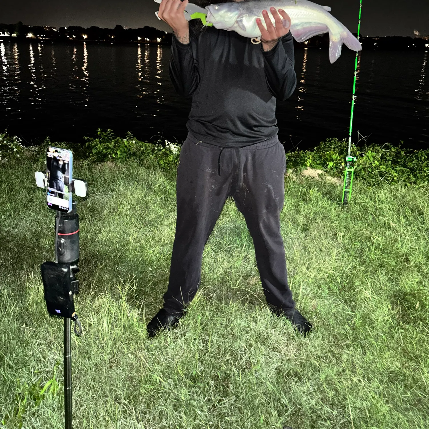 Blue catfish caught on Fishbrain