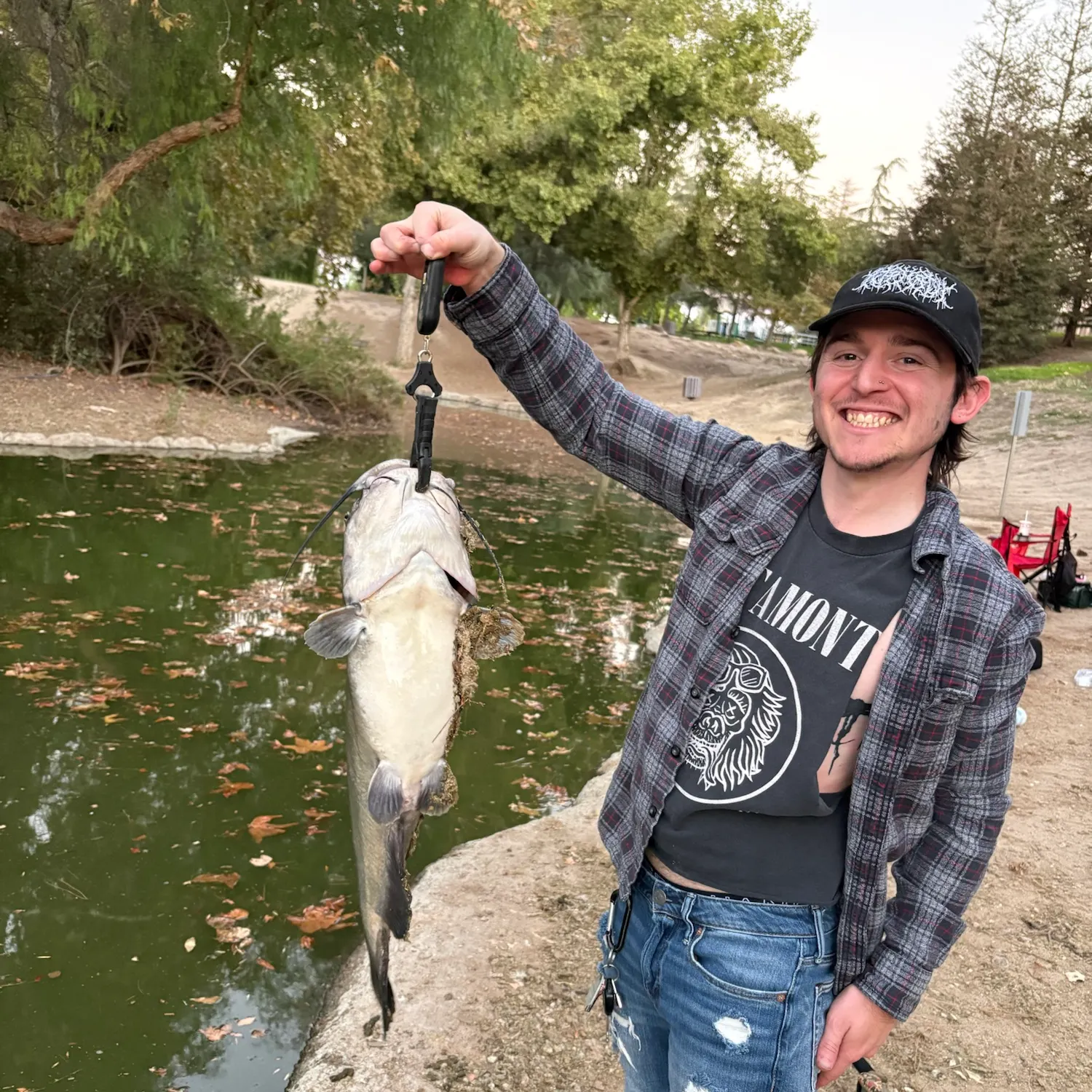 Channel catfish caught on Fishbrain