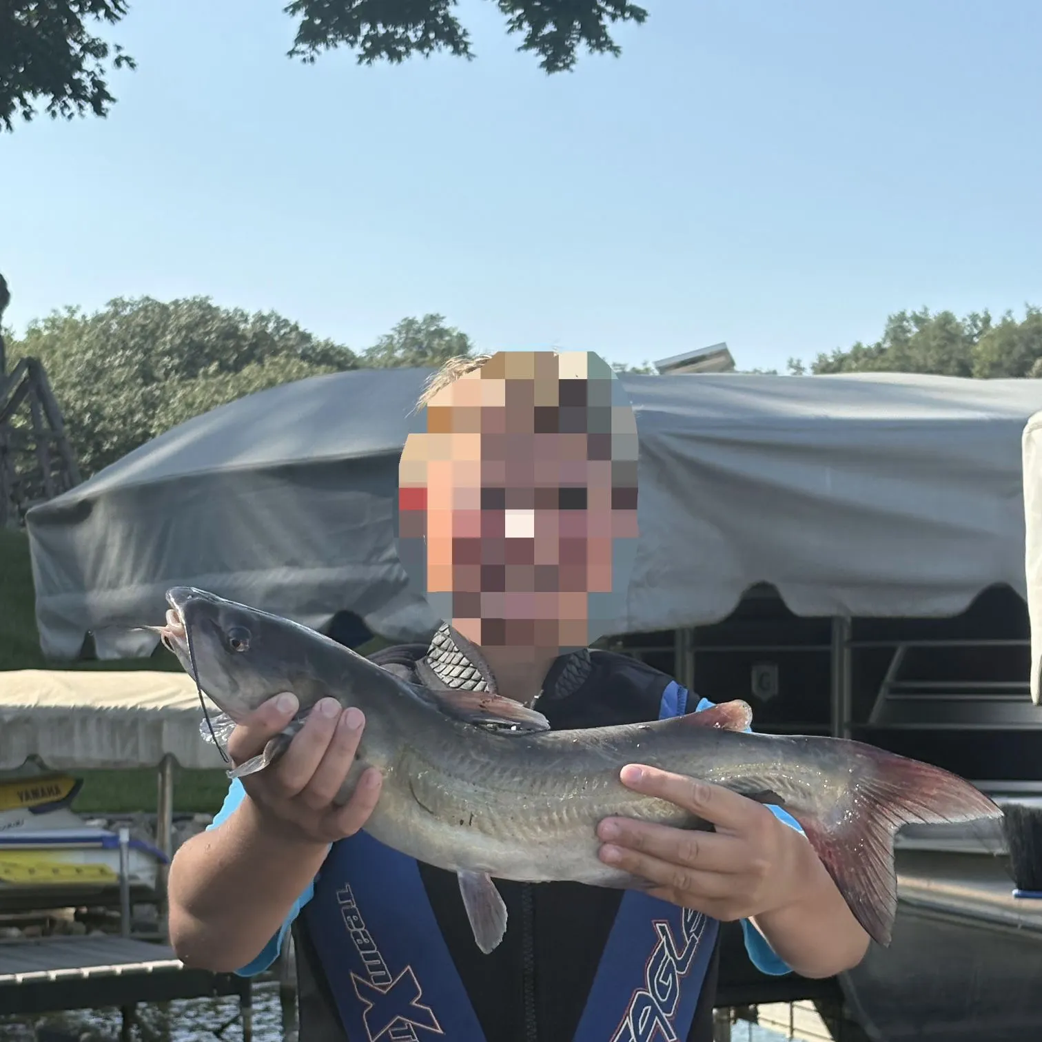 Channel catfish caught on Fishbrain