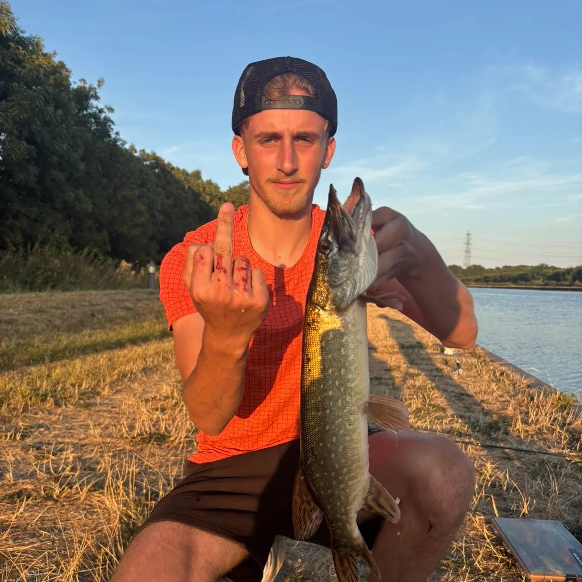 Northern pike caught on Fishbrain