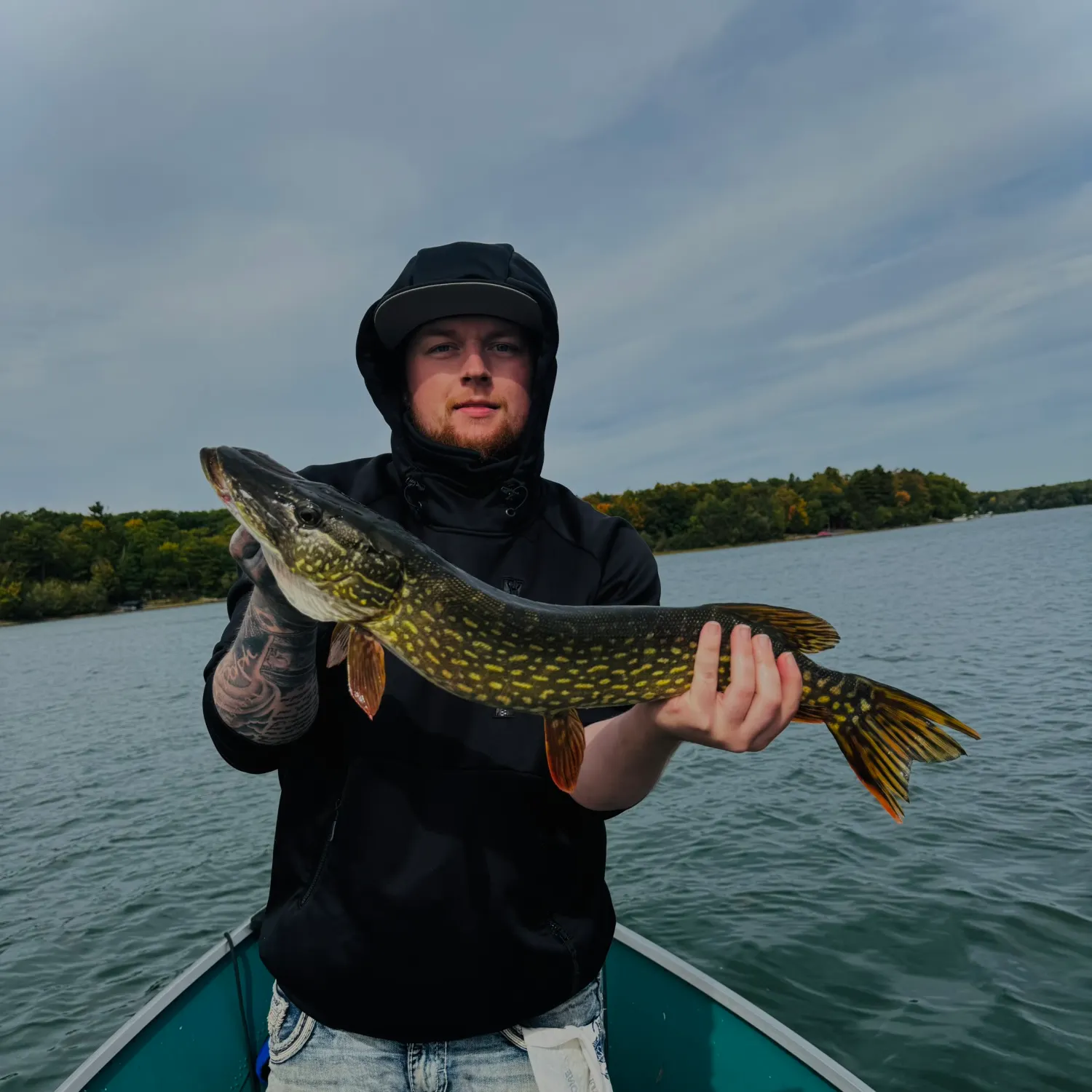 Northern pike caught on Fishbrain