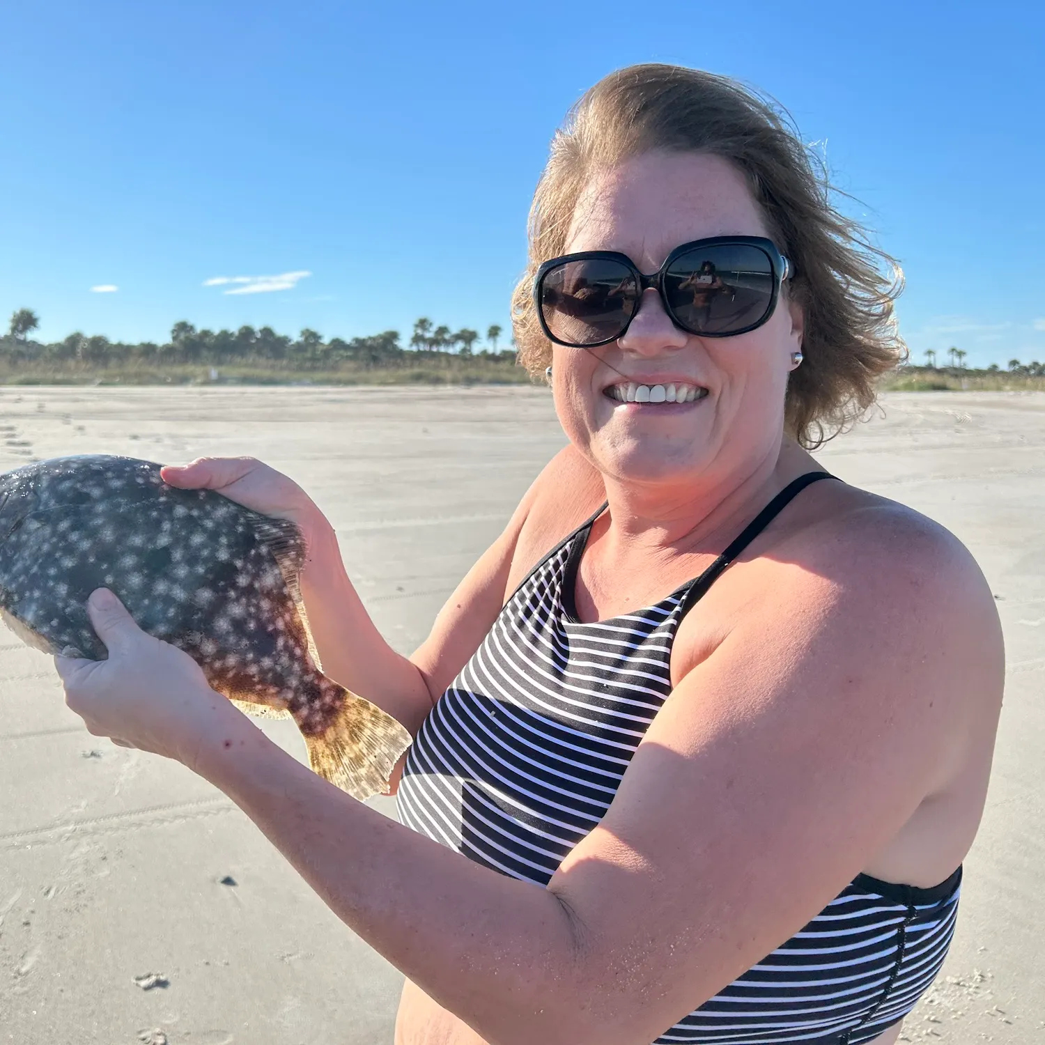 Southern flounder caught on Fishbrain