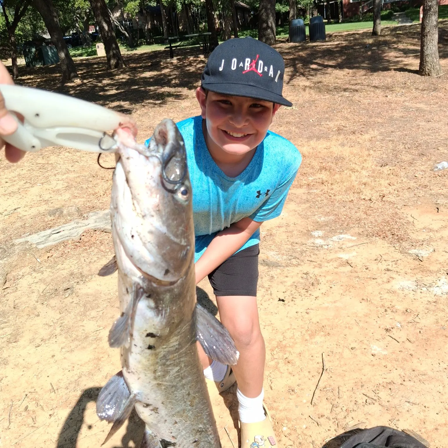 Channel catfish caught on Fishbrain