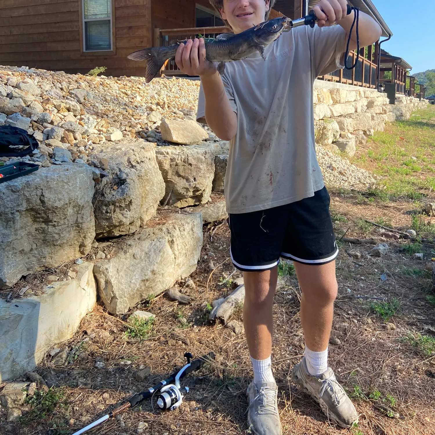 Channel catfish caught on Fishbrain