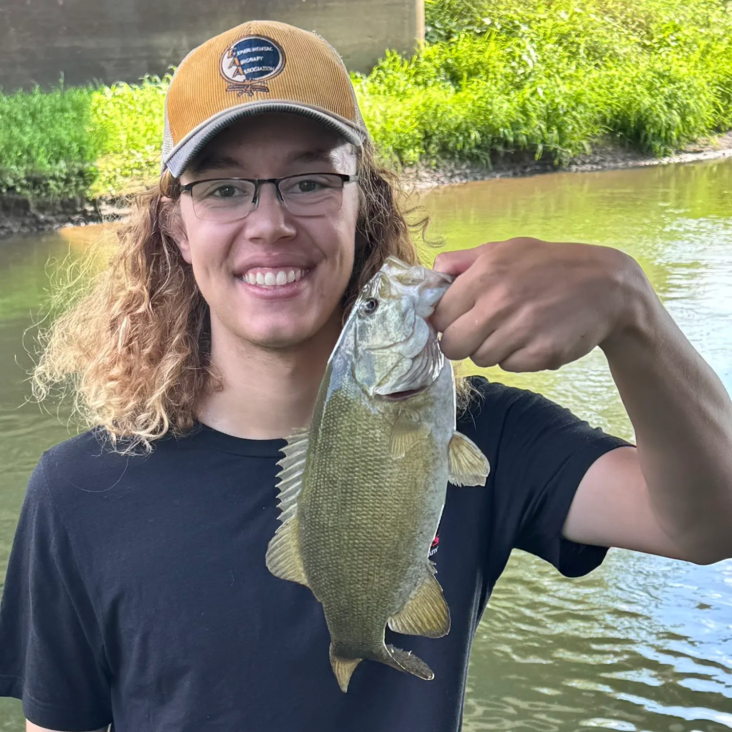 Smallmouth bass caught on Fishbrain