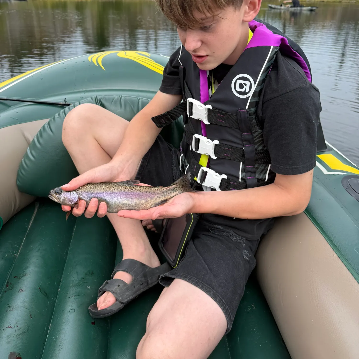 Rainbow trout caught on Fishbrain