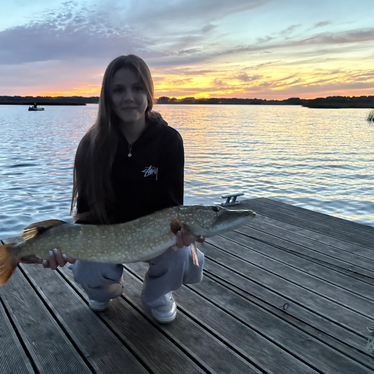 Northern pike caught on Fishbrain