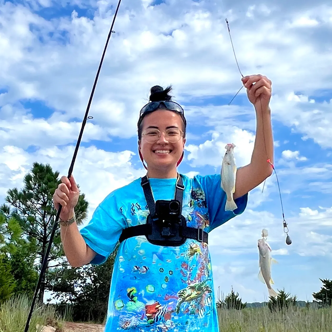 Atlantic croaker caught on Fishbrain